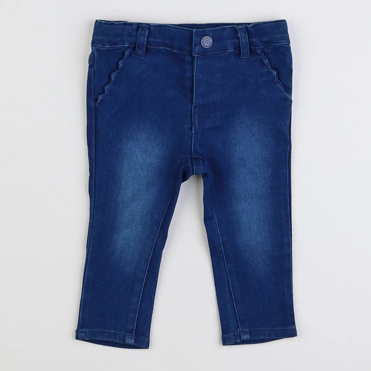 Vertbaudet - jean bleu - 9 mois
