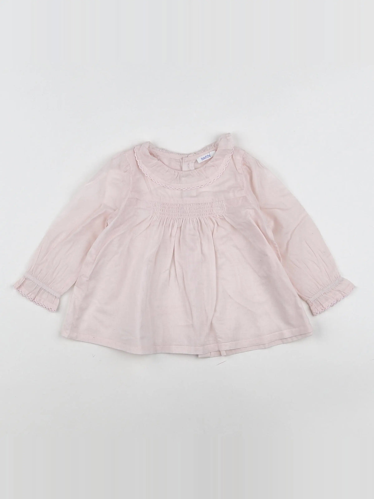 Boutchou - blouse rose - 9 mois
