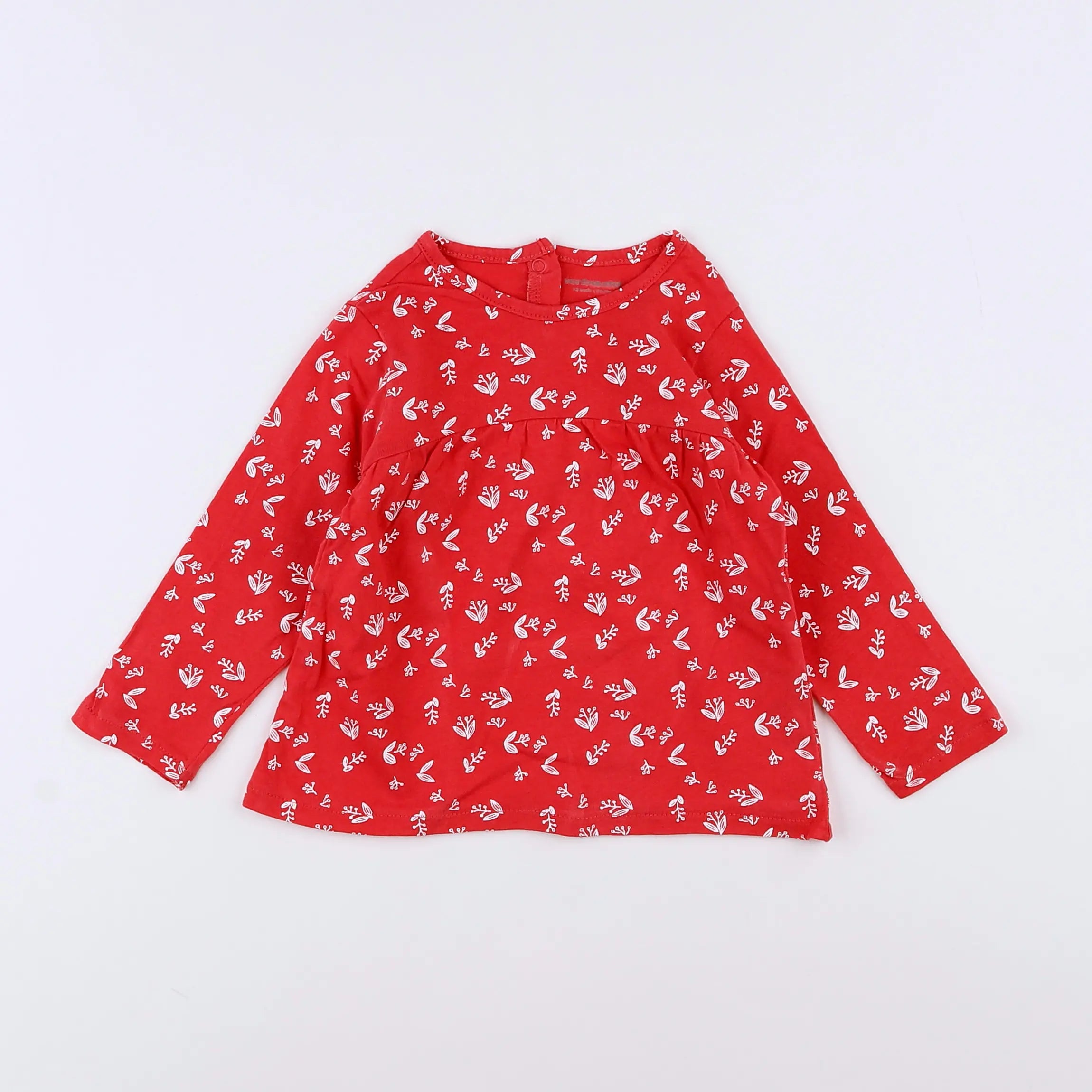Vertbaudet - tee-shirt rose - 12 mois