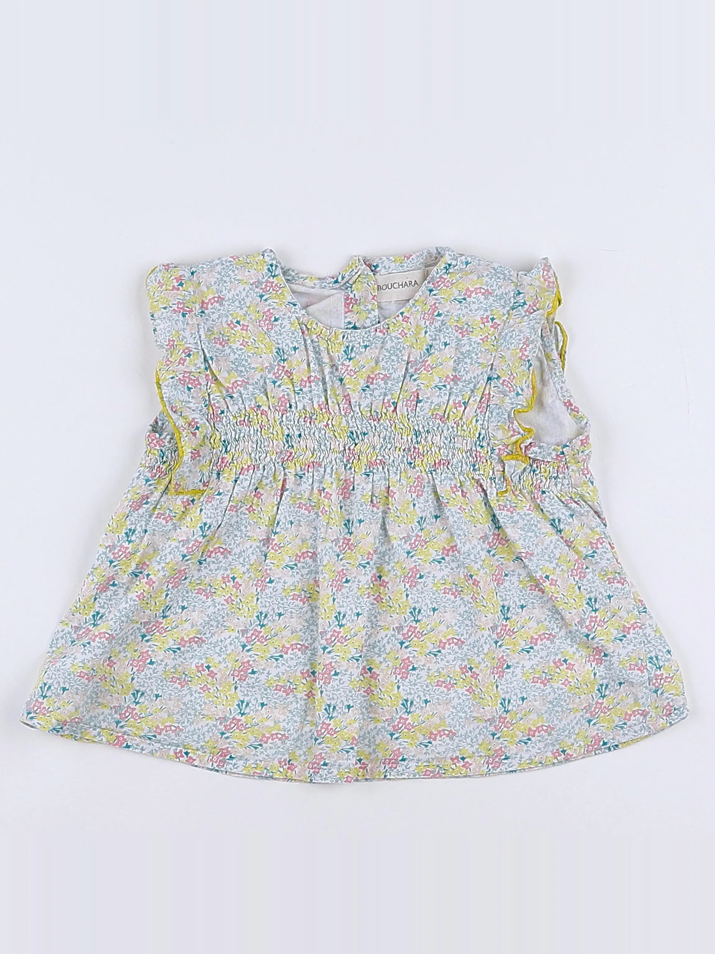 Bouchara - blouse multicolore - 18 mois