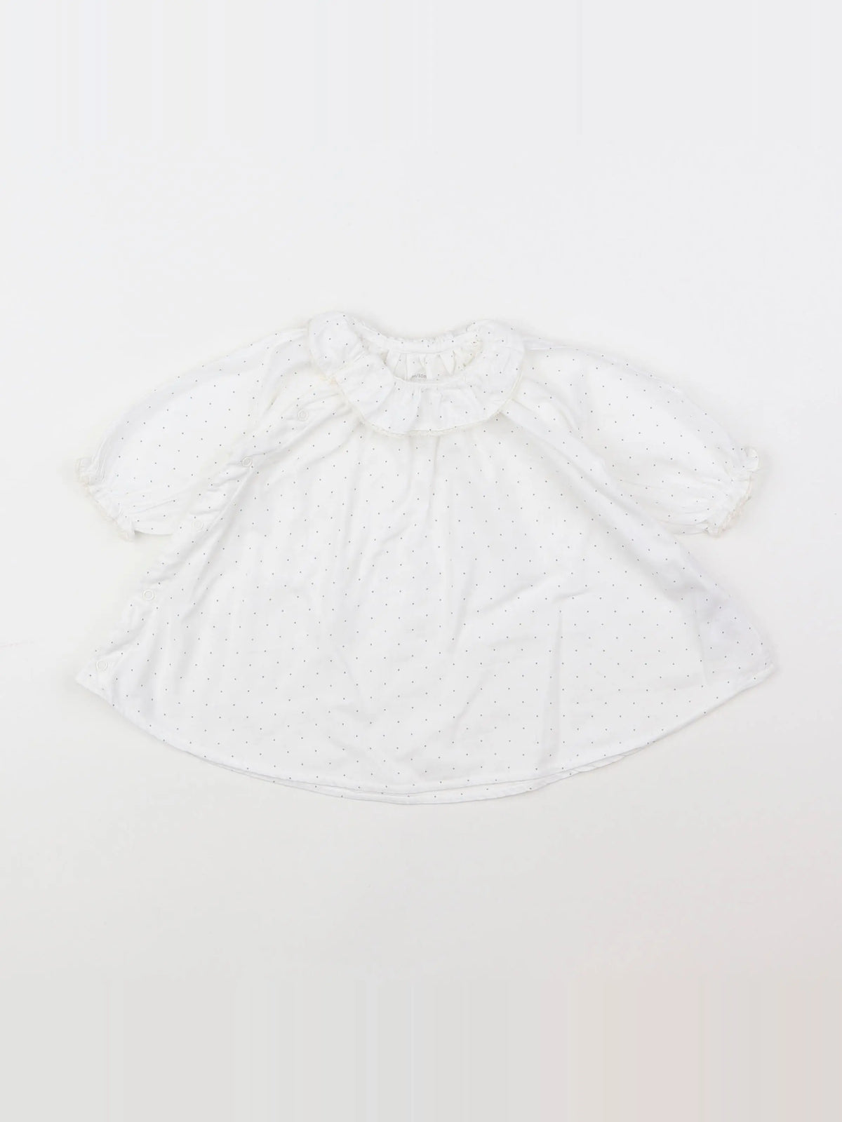 Petit Bateau - robe blanc - 3 mois