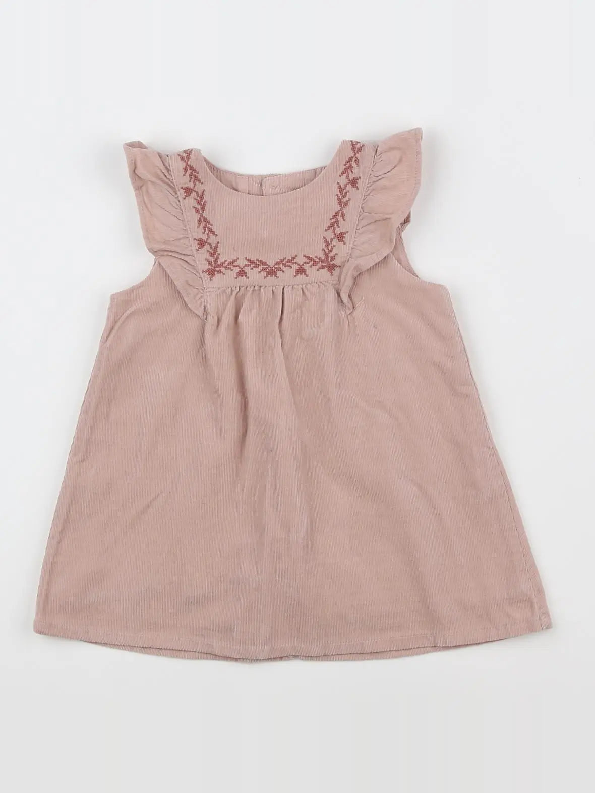 Zara - robe rose - 6/9 mois