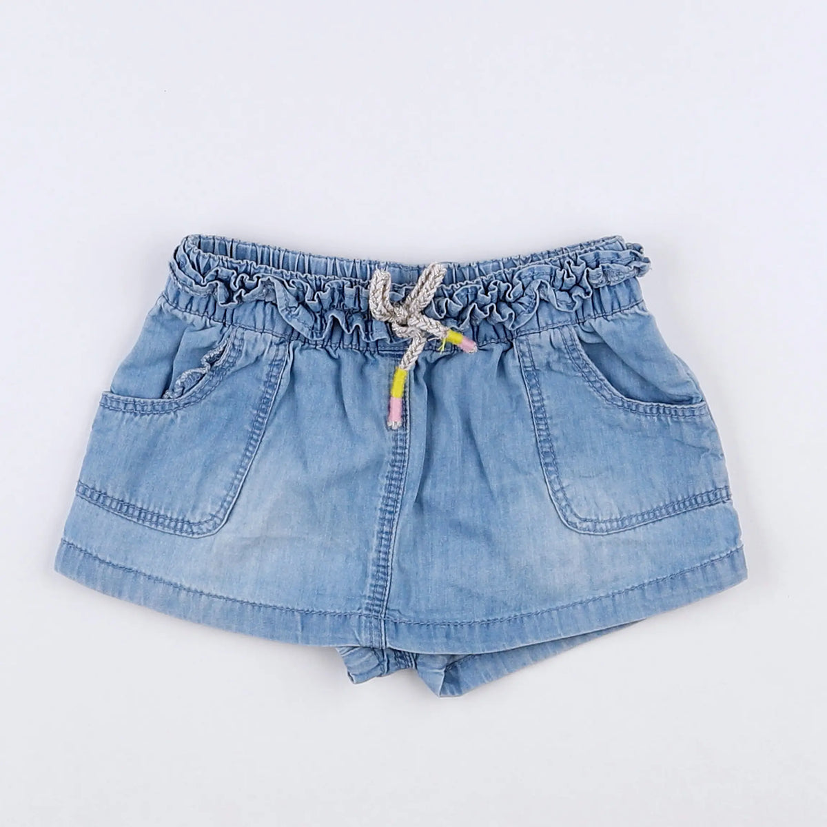 Vertbaudet - short bleu - 9 mois