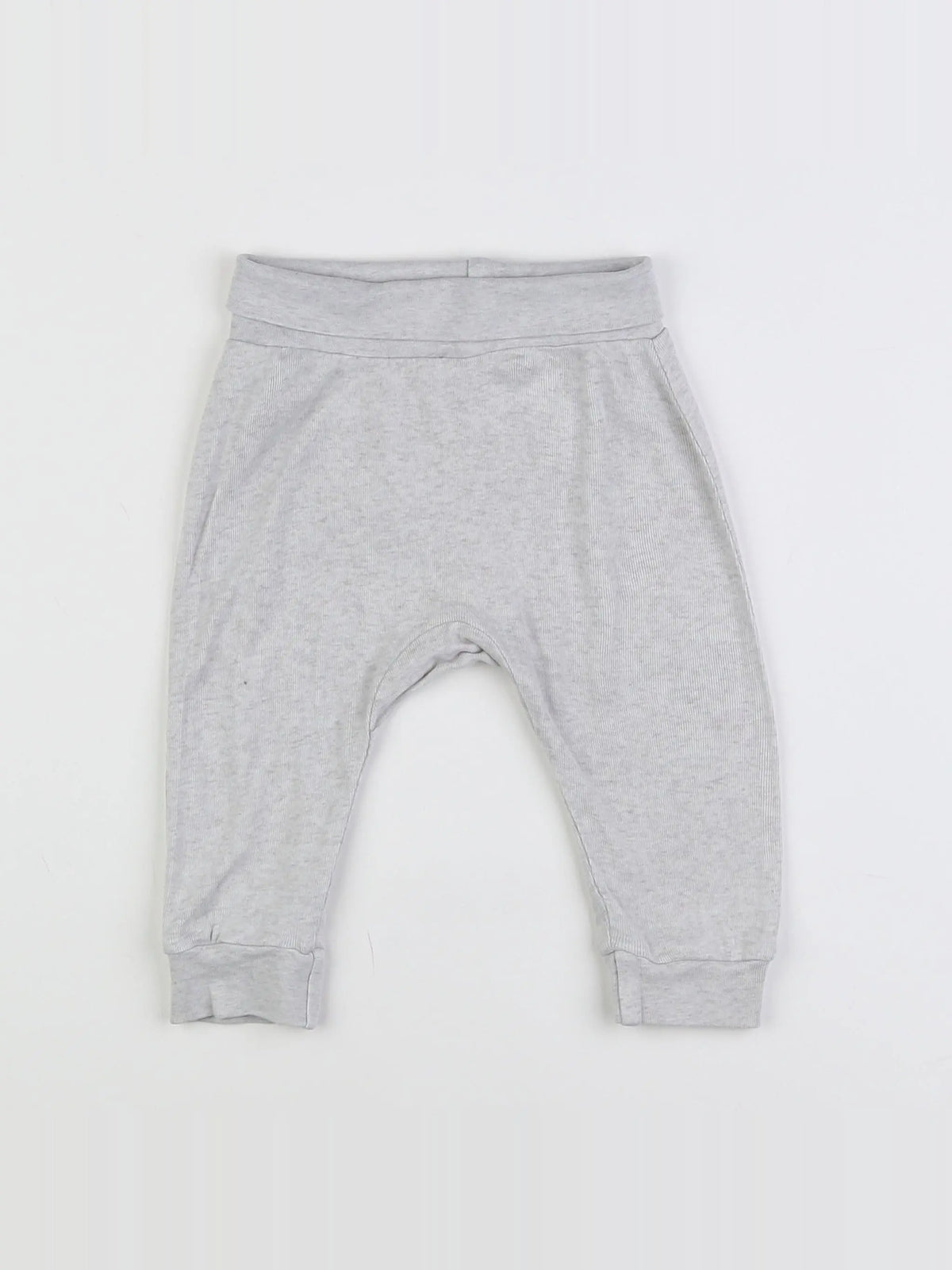 H&M - sarouel gris - 3/6 mois