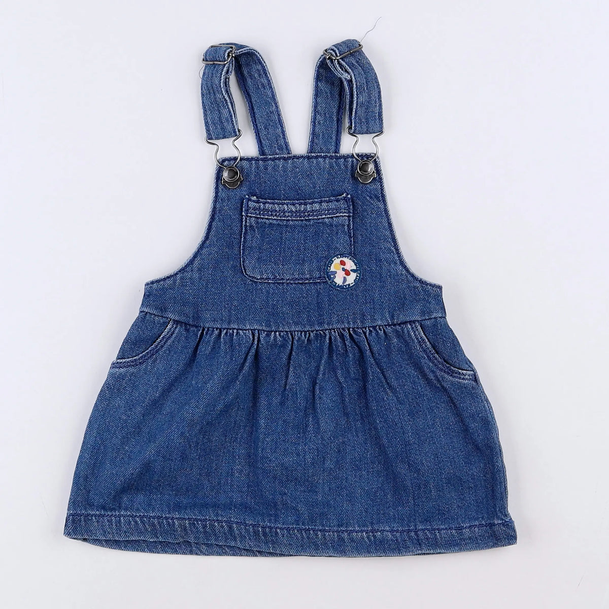 Vertbaudet - robe bleu - 9 mois
