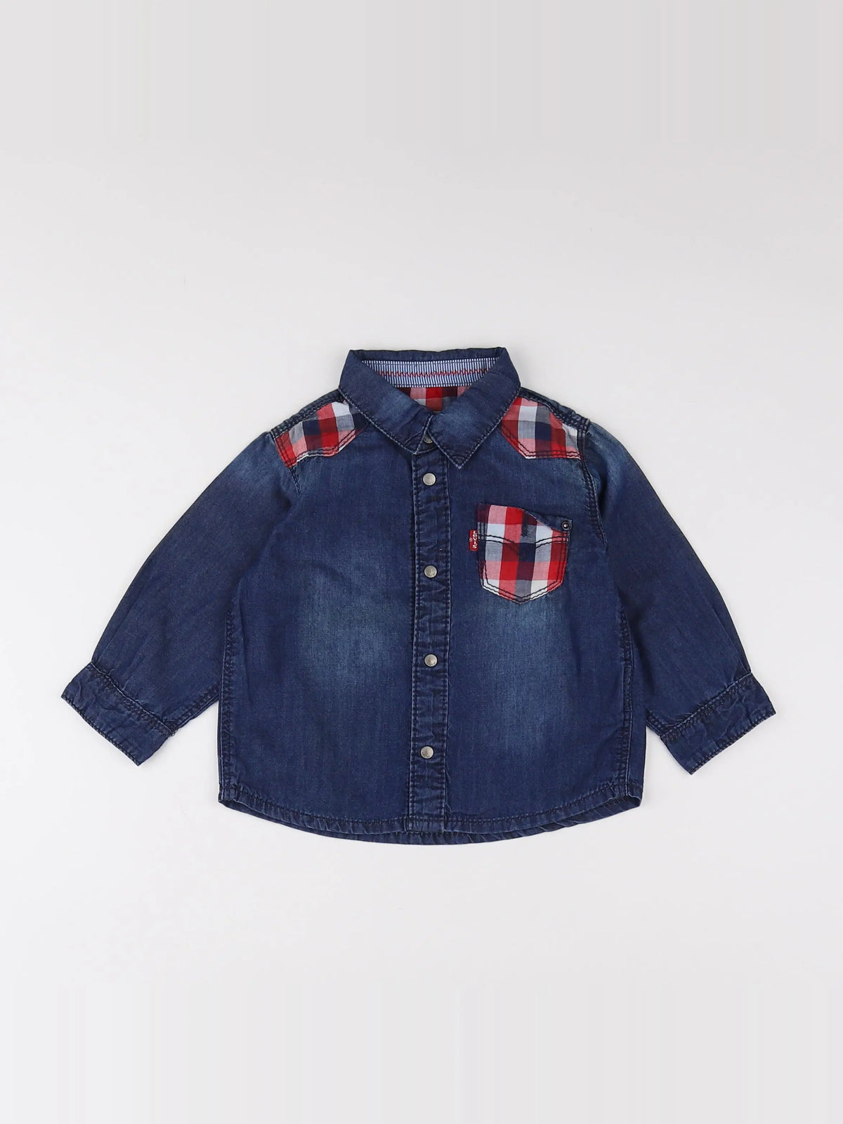 Levi's - chemise bleu - 12 mois