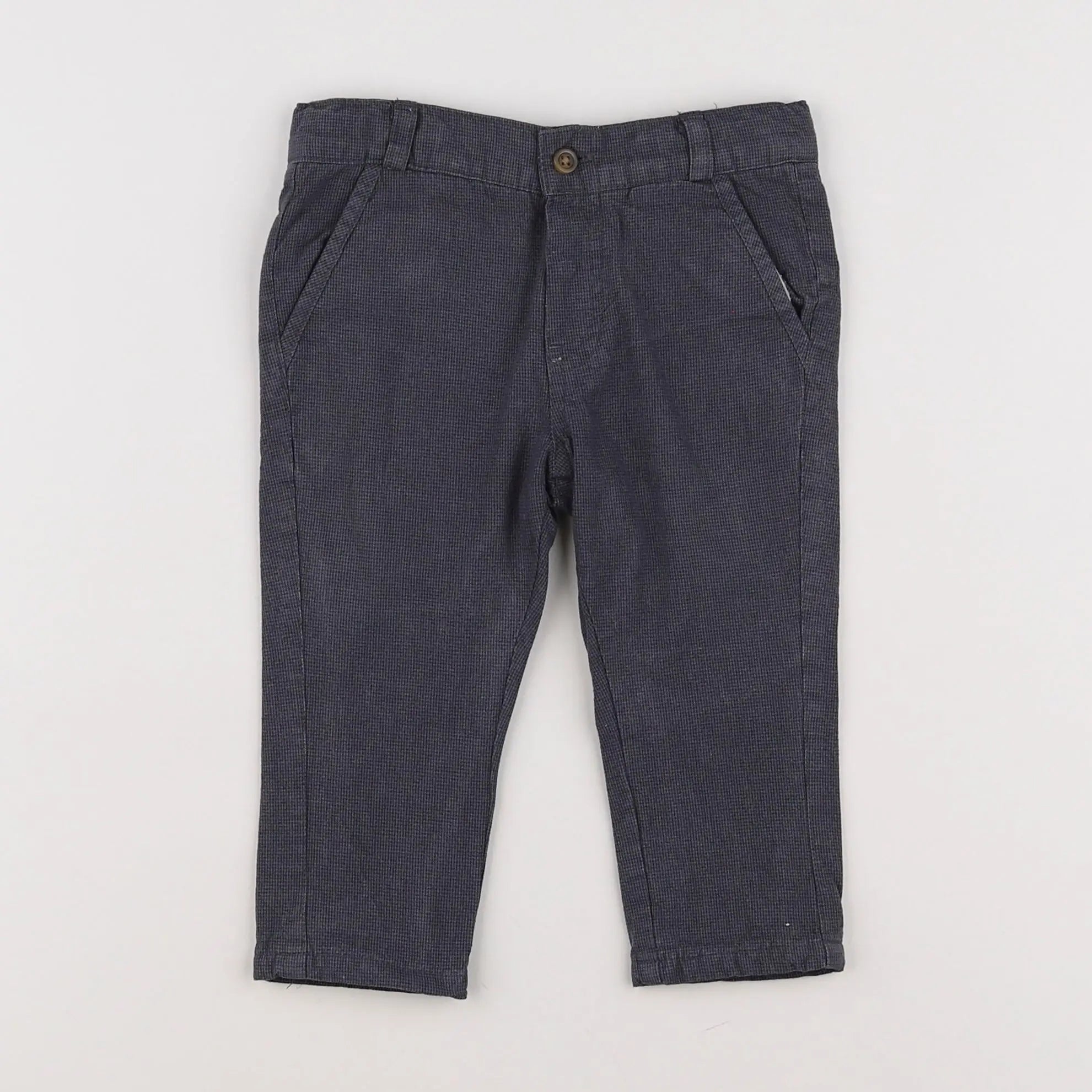 Vertbaudet - pantalon gris - 12 mois