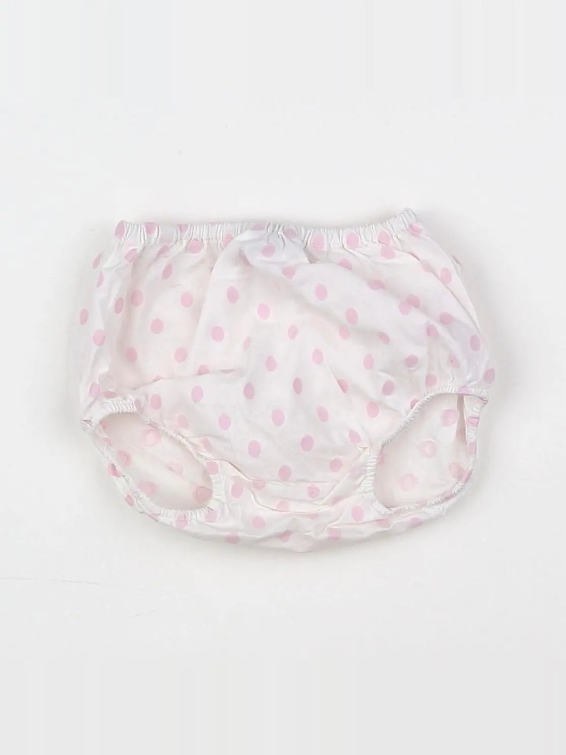Jacadi - bloomer blanc, rose - 1 mois