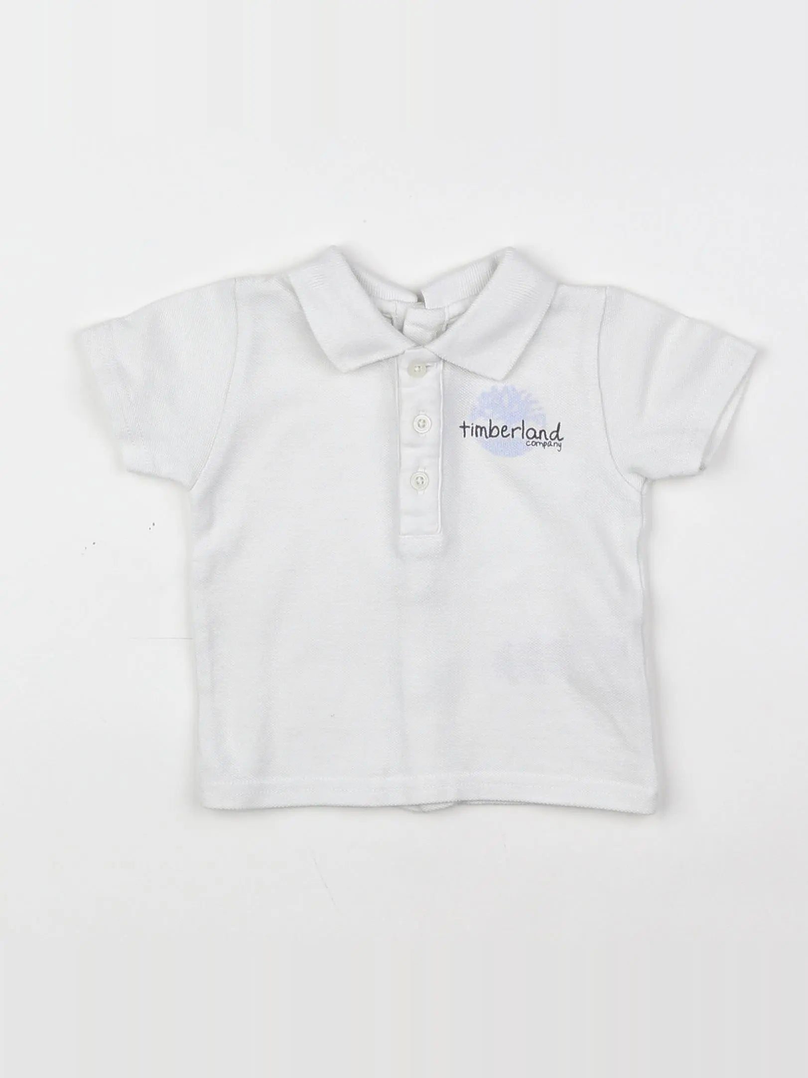 Timberland - polo blanc - 3 mois