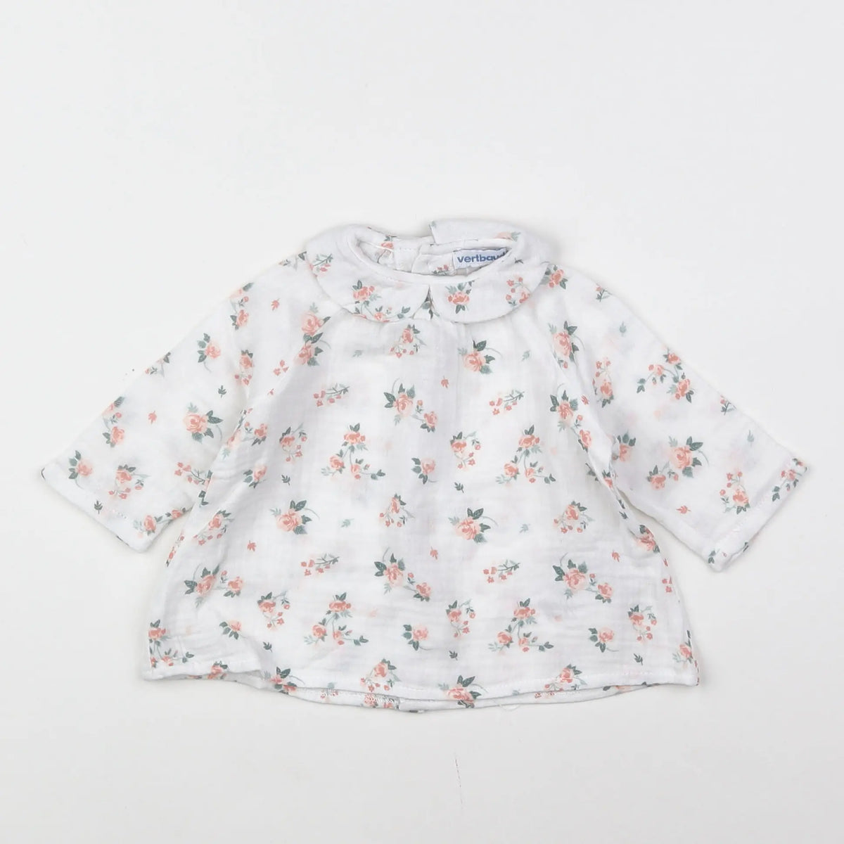 Vertbaudet - robe blanc - 3 mois
