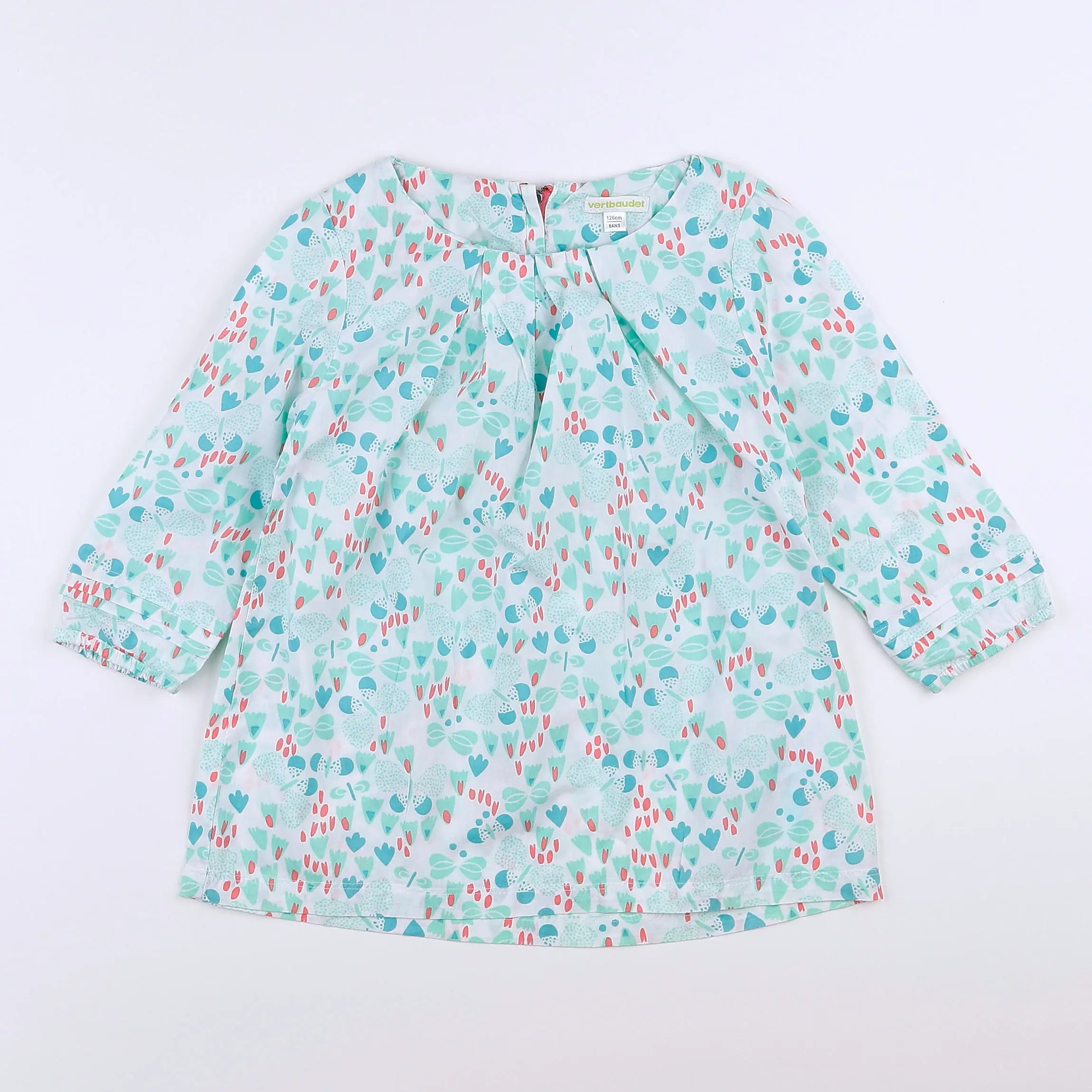 Vertbaudet - robe bleu - 8 ans