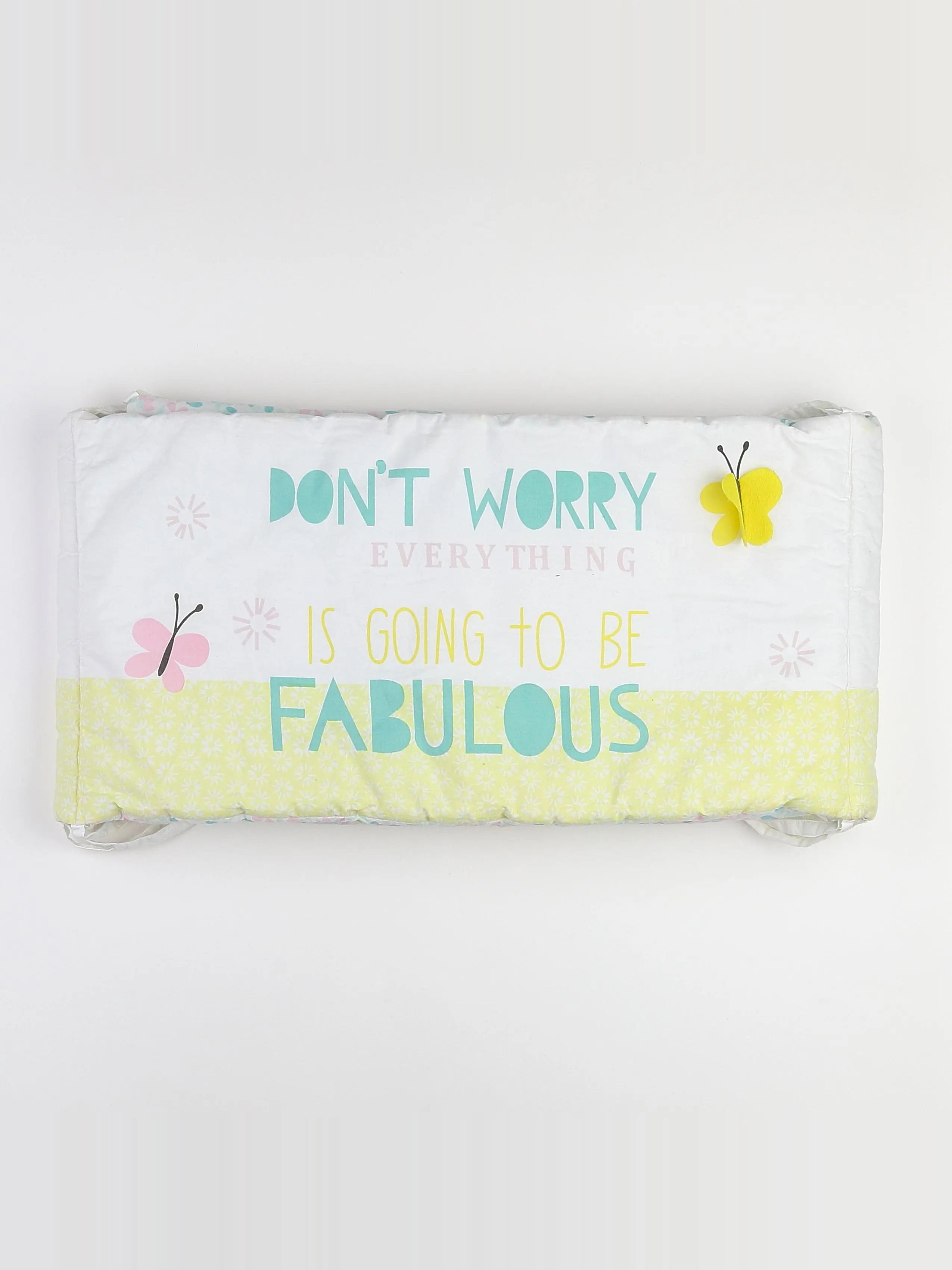 Vertbaudet - tour de lit multicolore - 180 cm x 45 cm