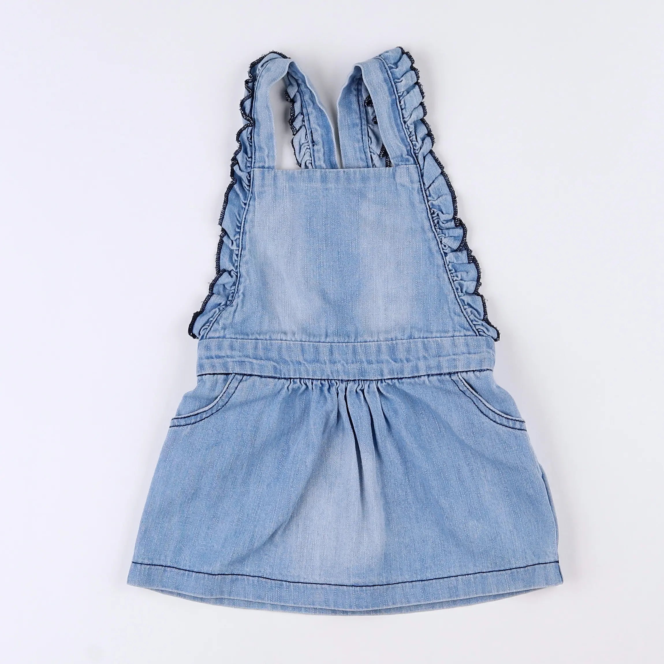 Vertbaudet - robe bleu - 18 mois