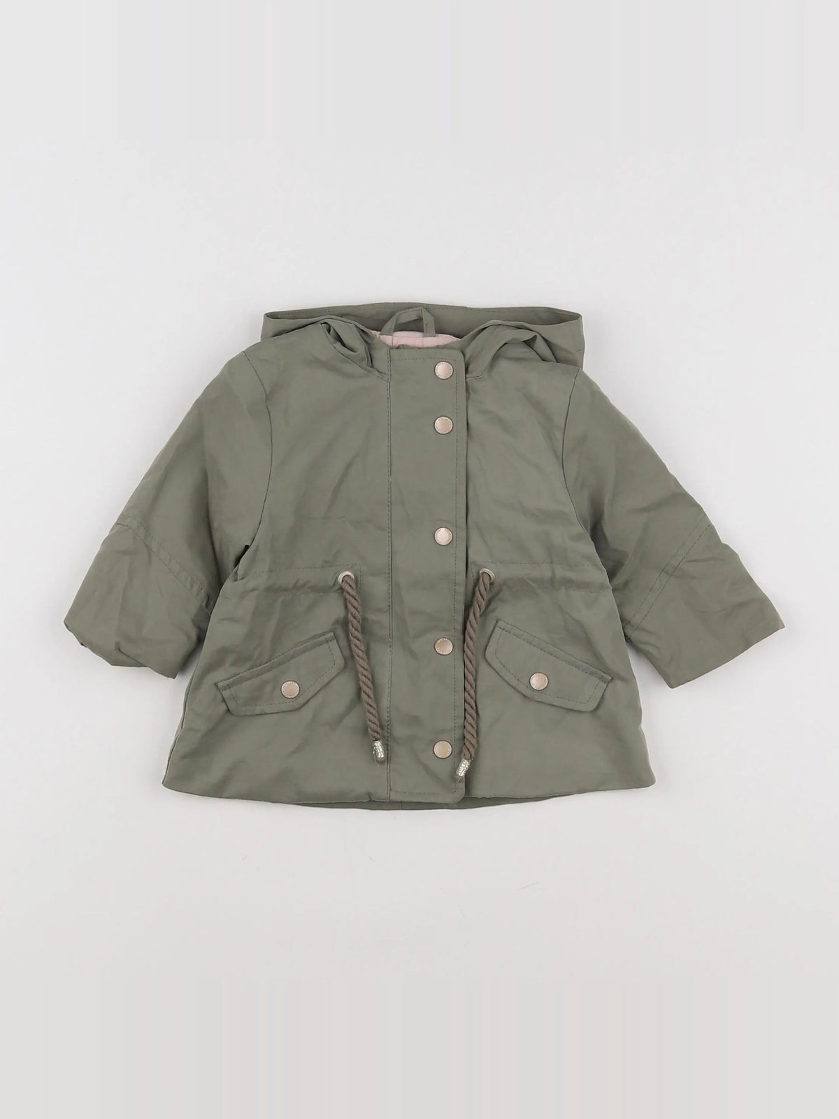 Vertbaudet - parka vert - 6 mois