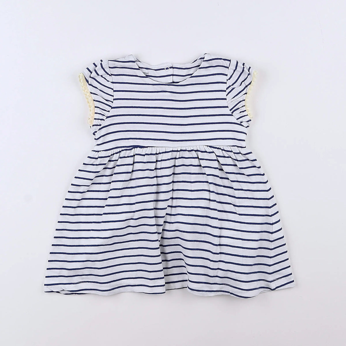 Vertbaudet - robe blanc - 18 mois