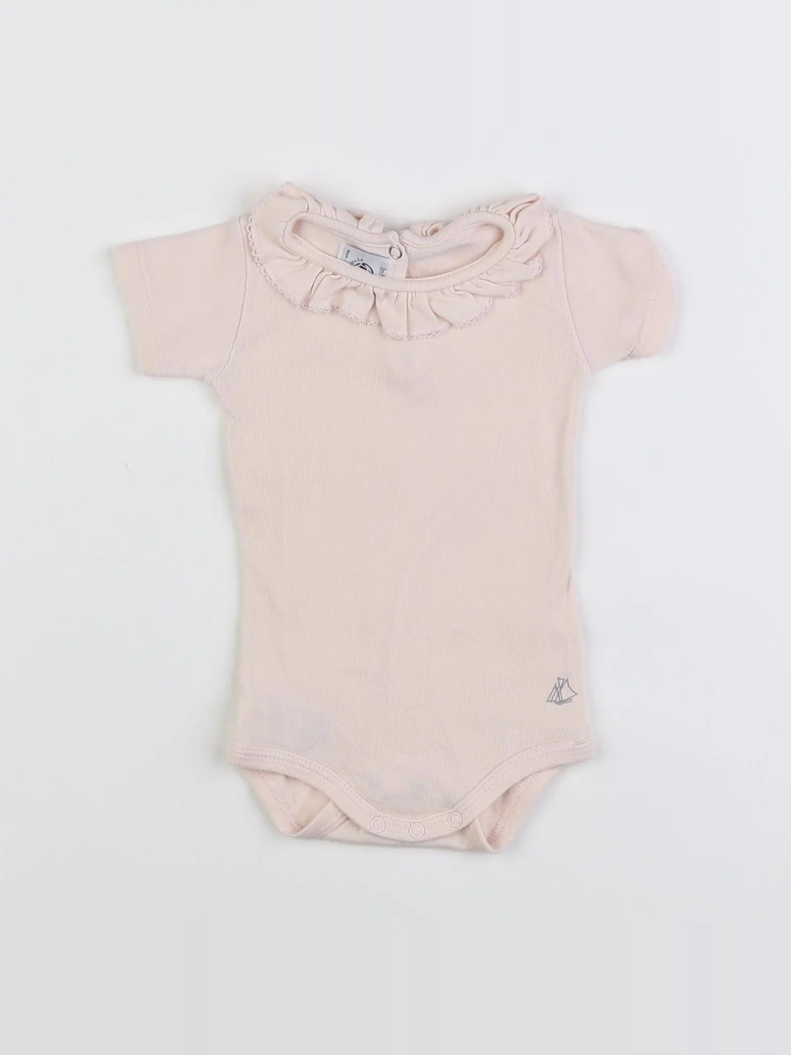 Petit Bateau - body vetement rose - 3 mois