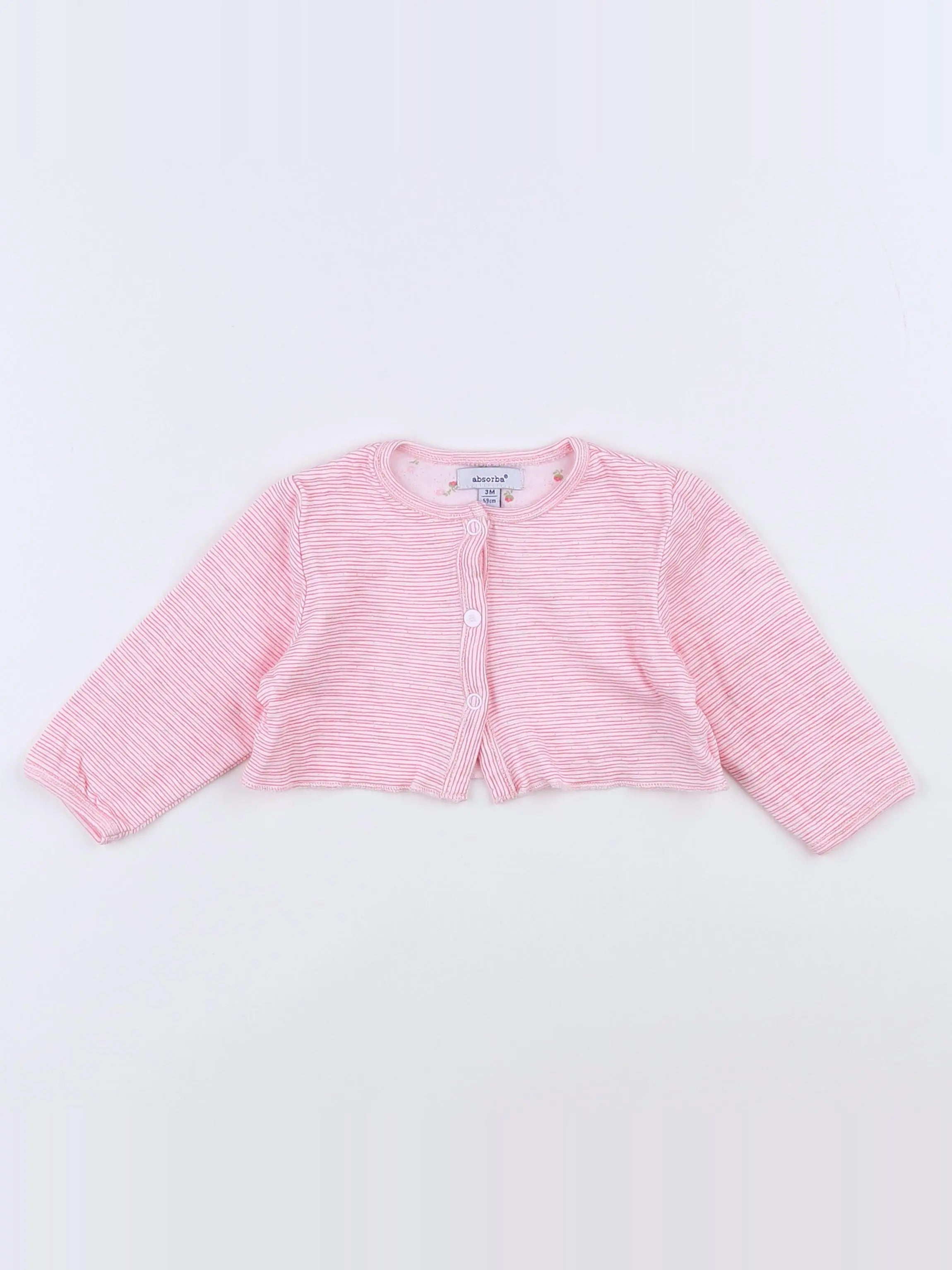 Absorba - tee-shirt rose - 3 mois