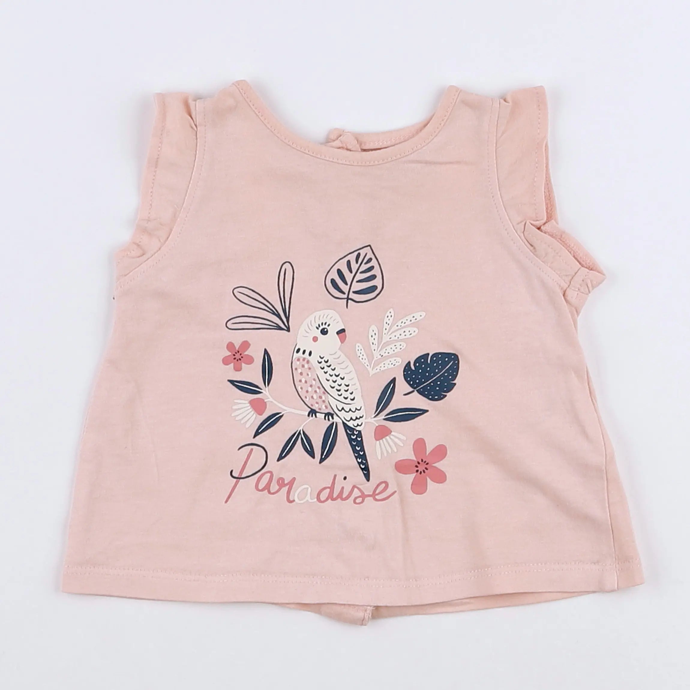 Vertbaudet - tee-shirt rose - 3 mois