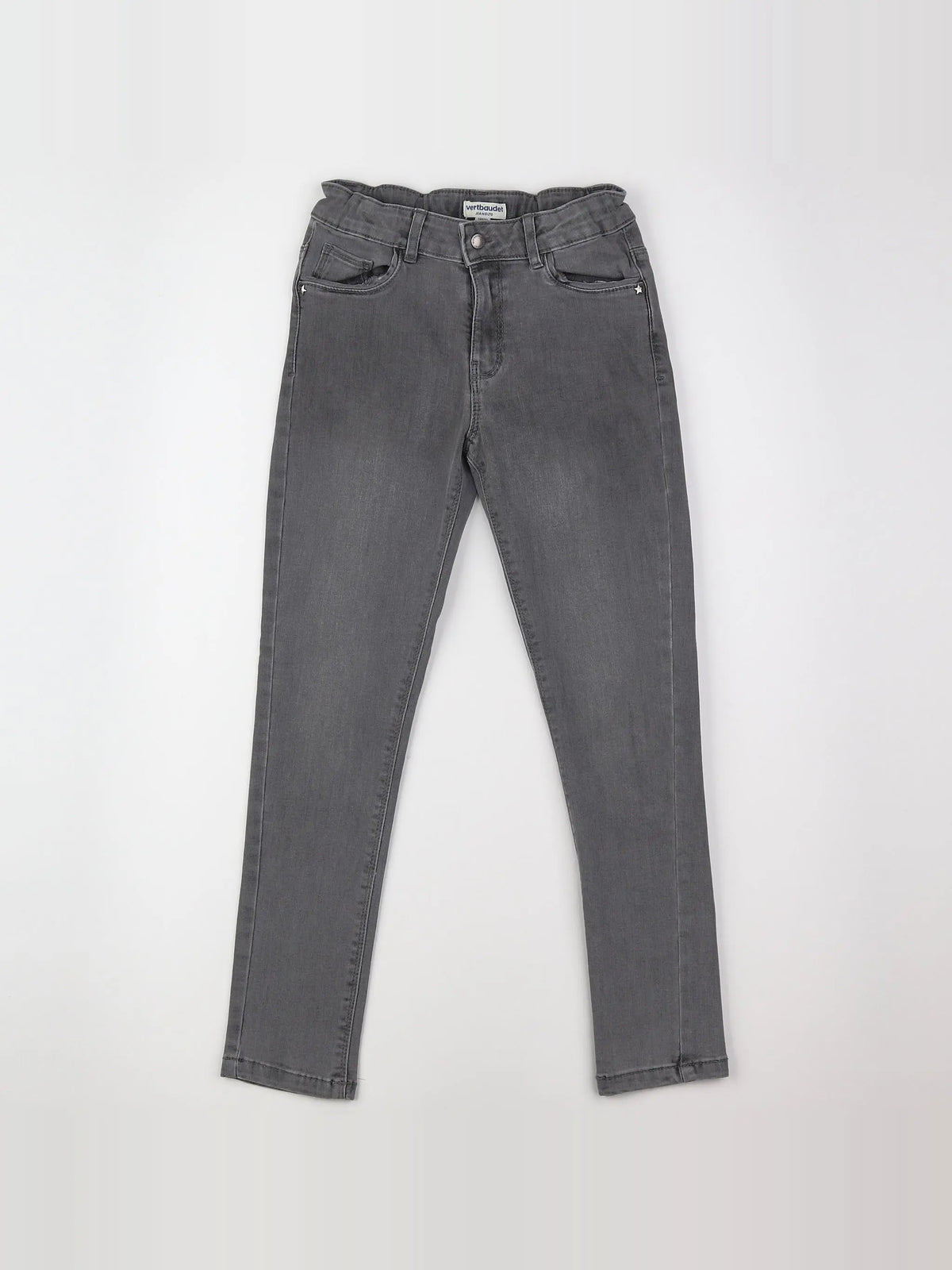 Vertbaudet - jean gris - 9 ans