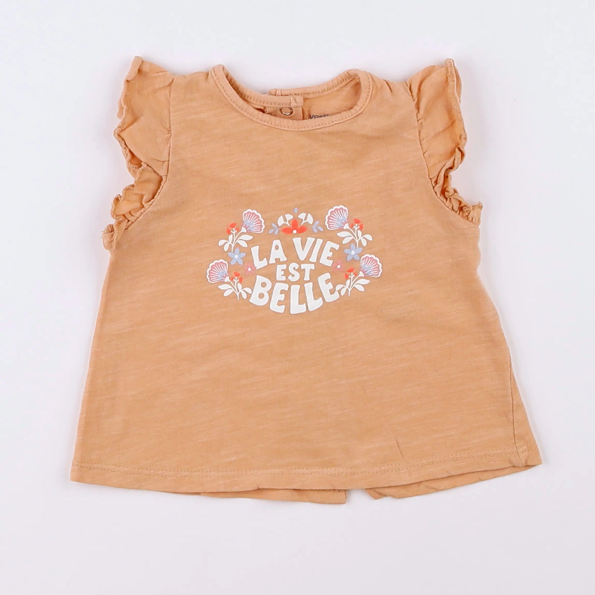 Vertbaudet - tee-shirt rose - 3 mois