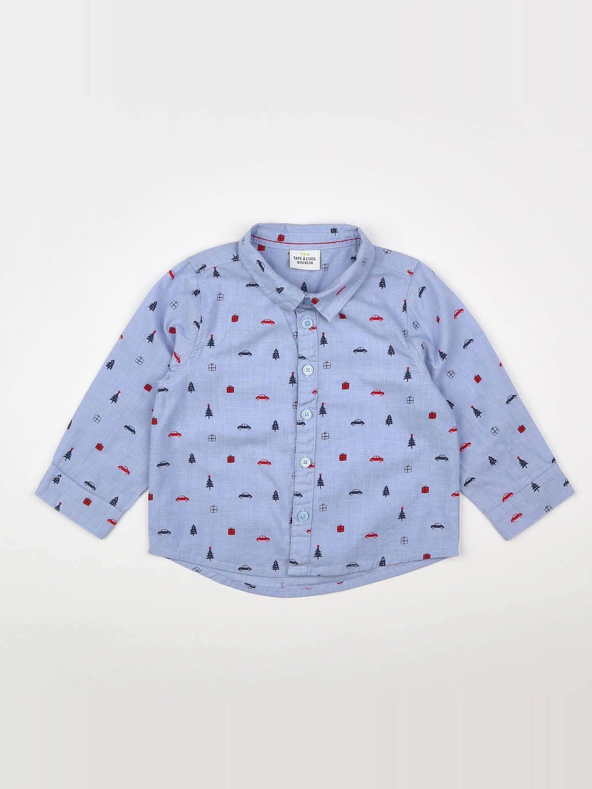 Tape à l'oeil - chemise bleu, multicolore - 18 mois