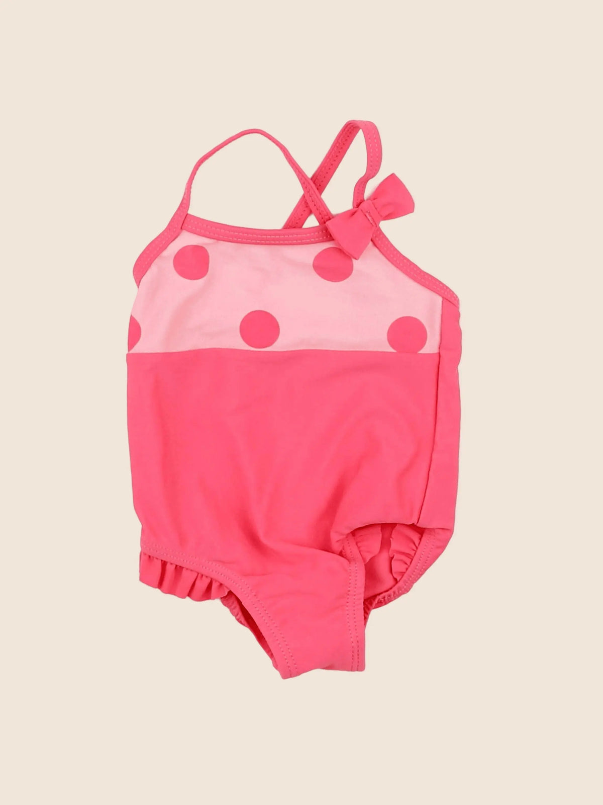 Vertbaudet - maillot de bain rose - 3 mois