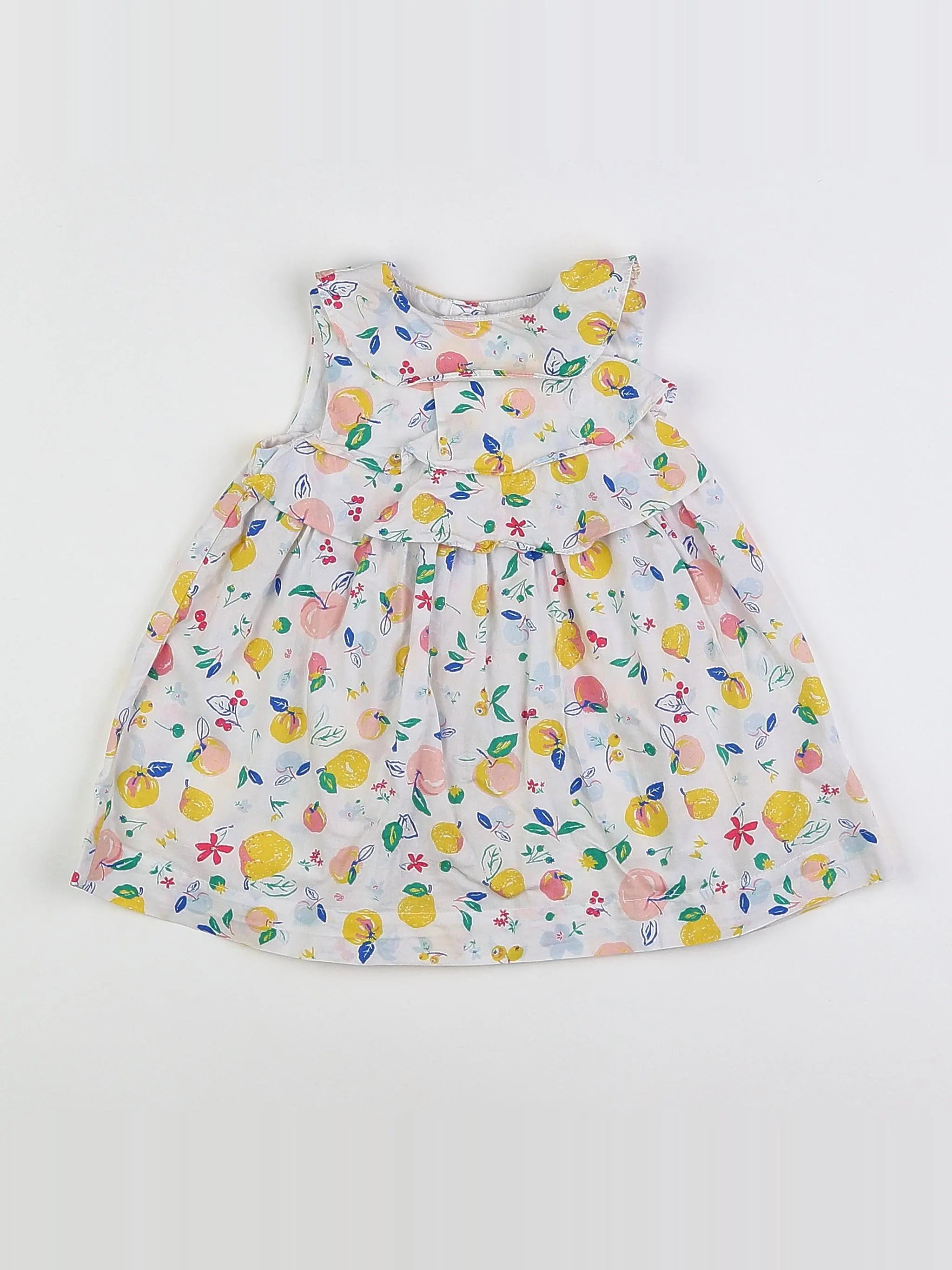 Petit Bateau - robe multicolore - 6 mois