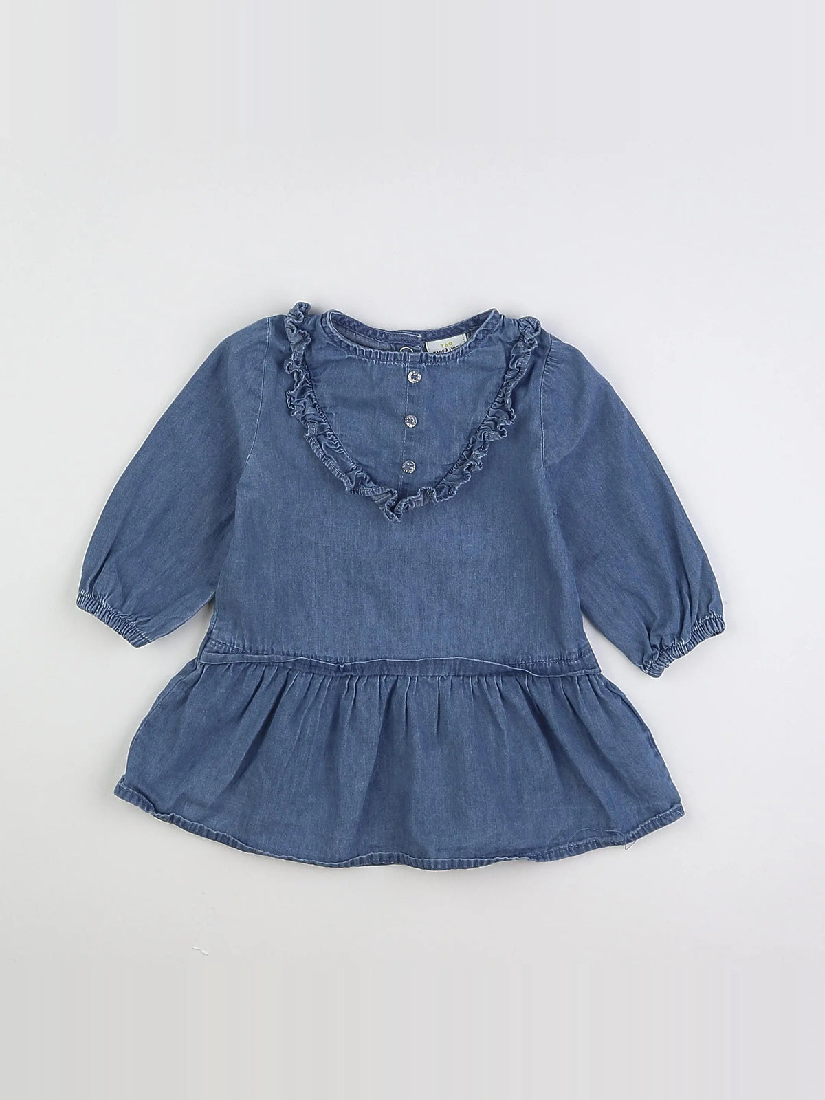 Tape à l'oeil - robe bleu - 12 mois