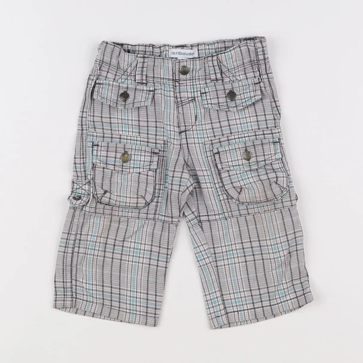 Vertbaudet - pantalon gris - 9 mois