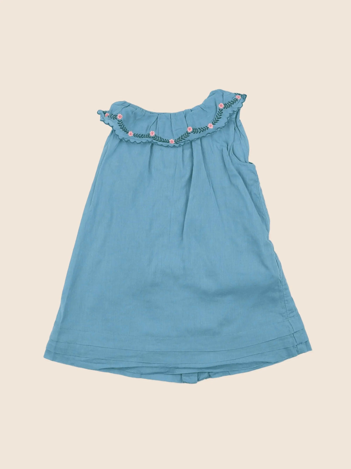 Cyrillus - robe bleu - 9 mois