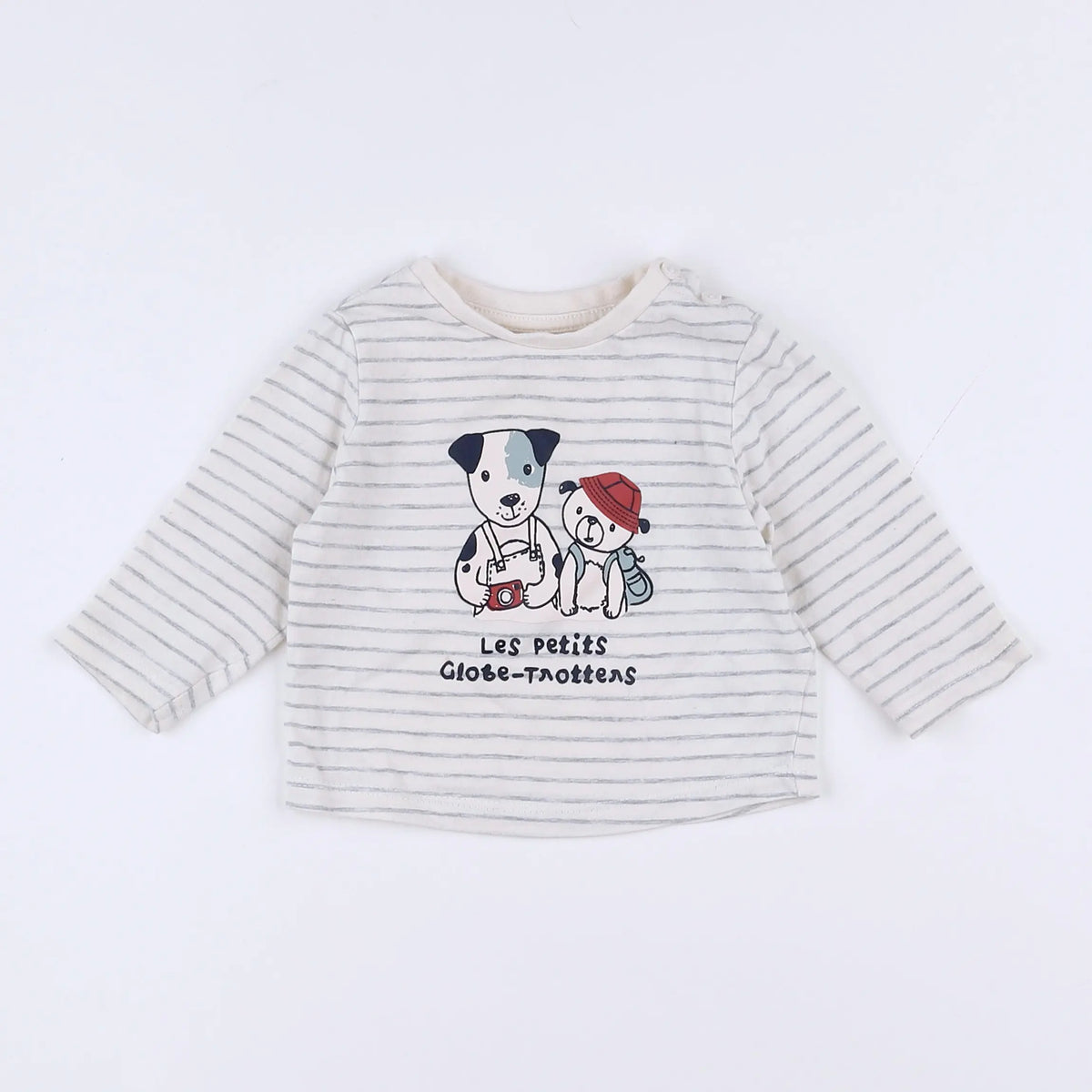 Vertbaudet - tee-shirt blanc - 3 mois
