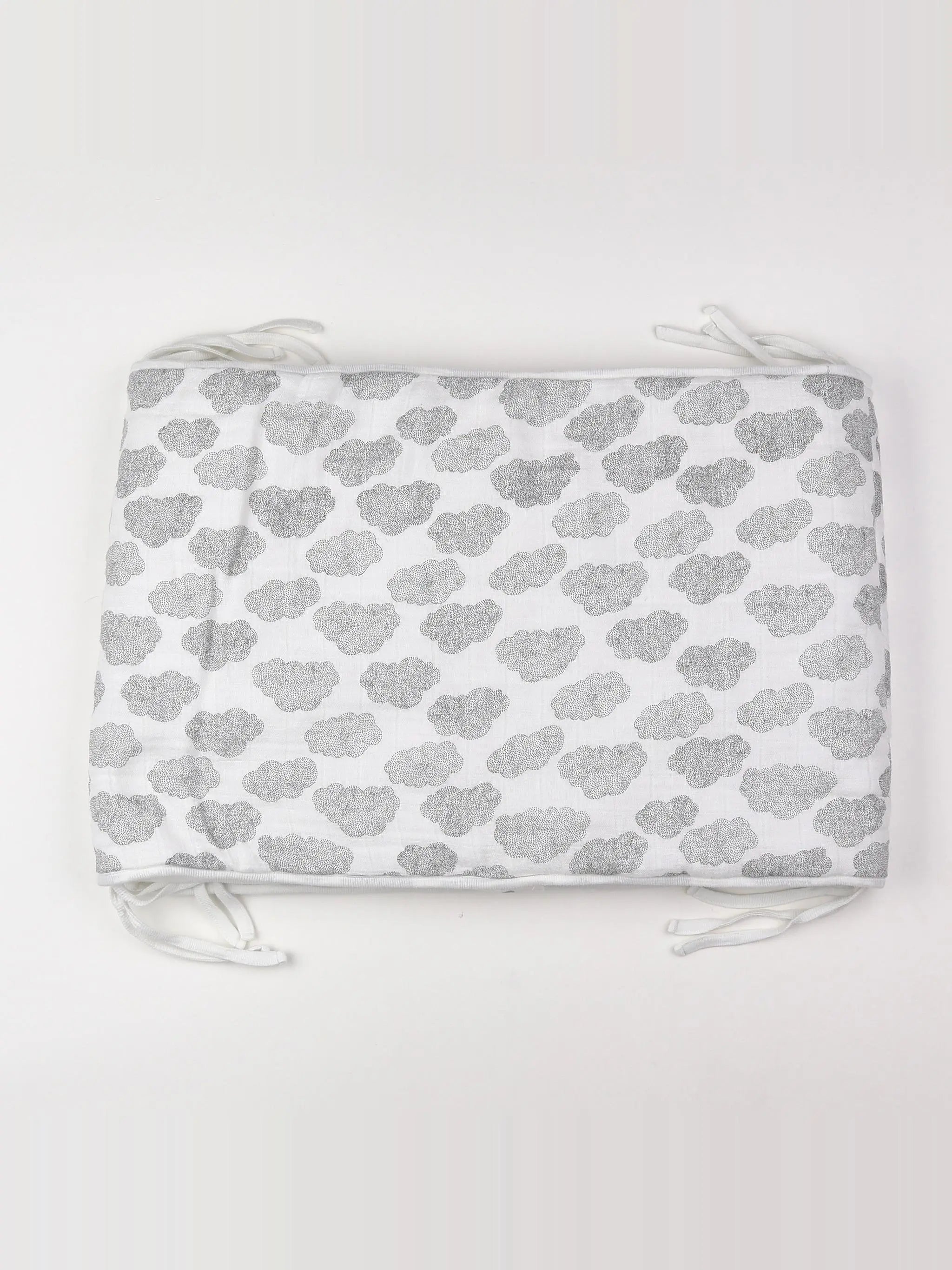 Moumout' - tour de lit blanc - 30 cm x 180 cm