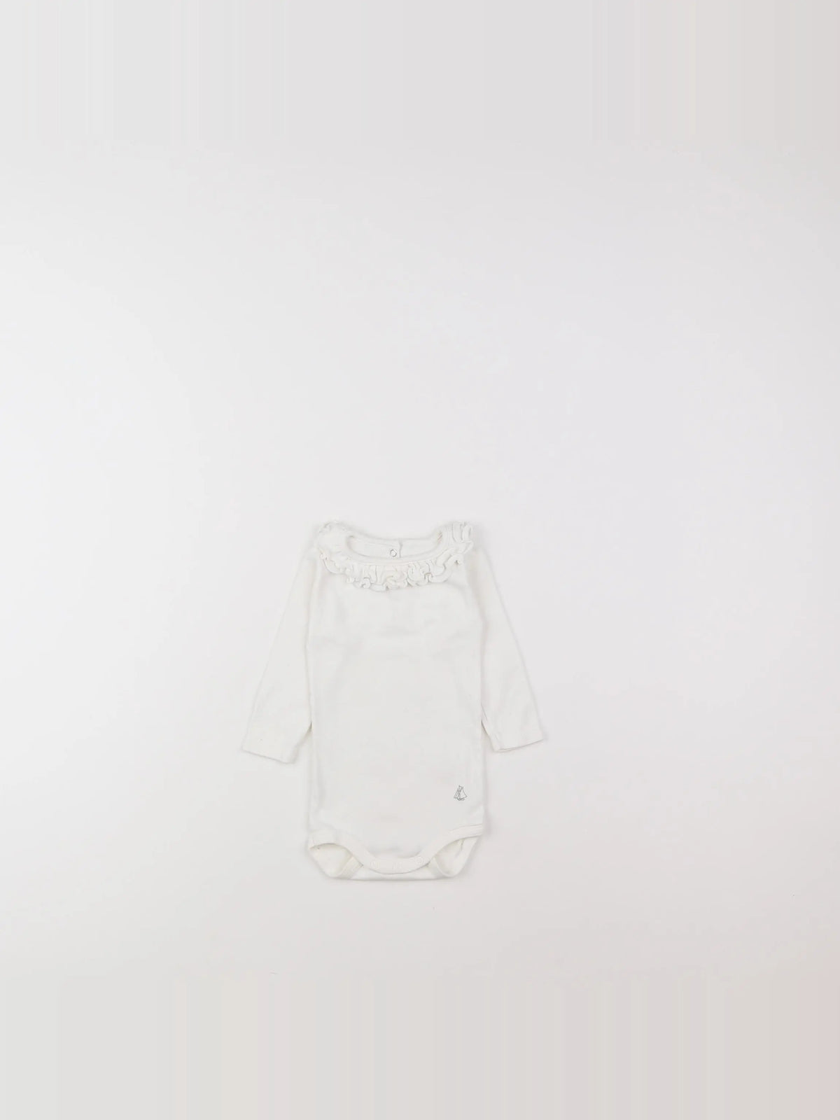 Petit Bateau - body vetement blanc - 3 mois