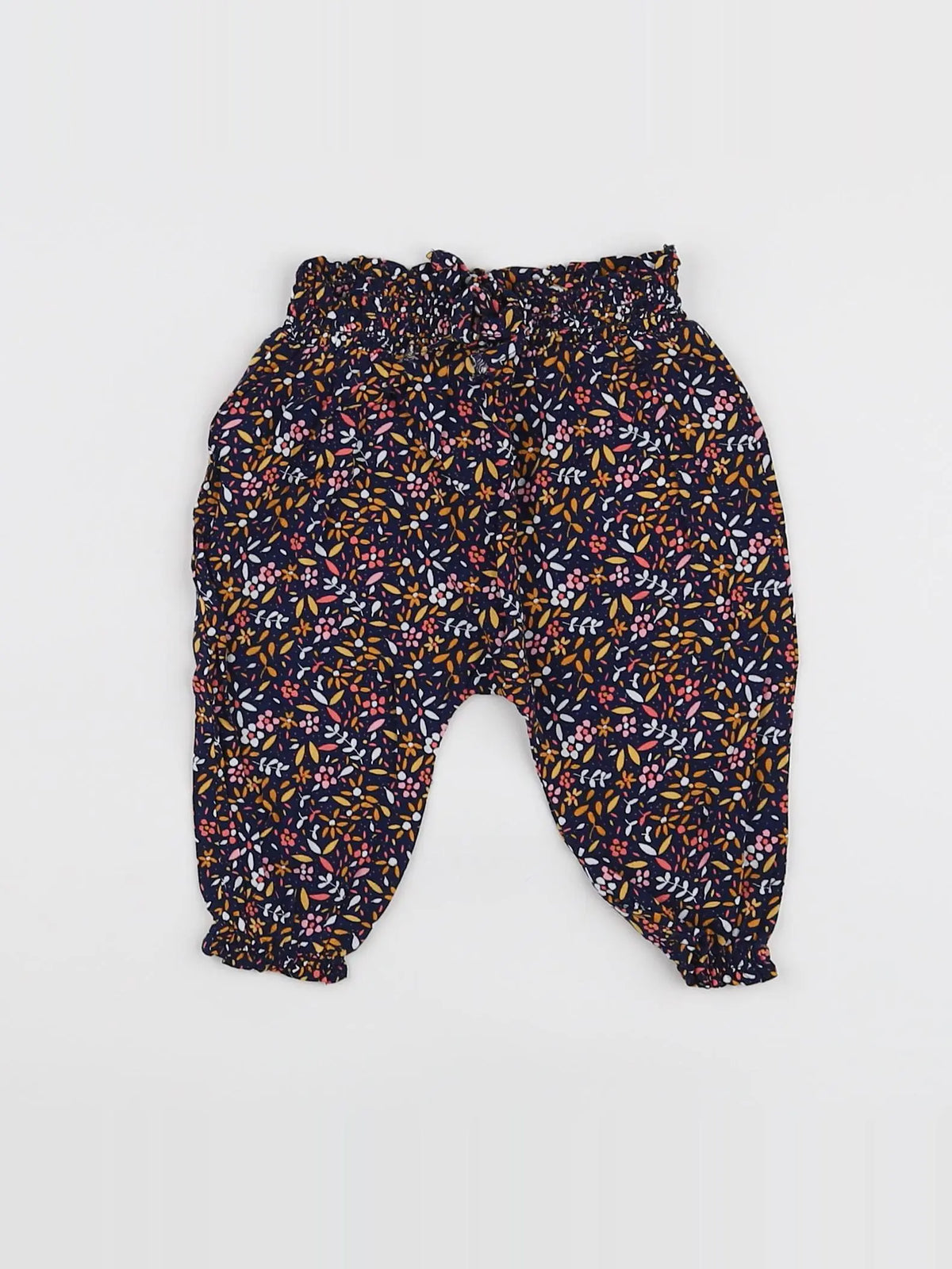 Vertbaudet - pantalon bleu - 6 mois