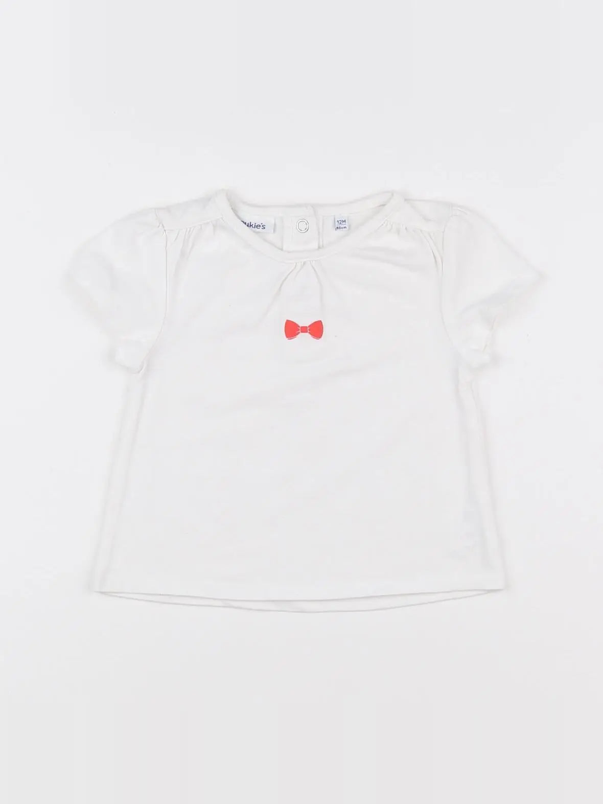 Noukie's - tee-shirt blanc - 12 mois