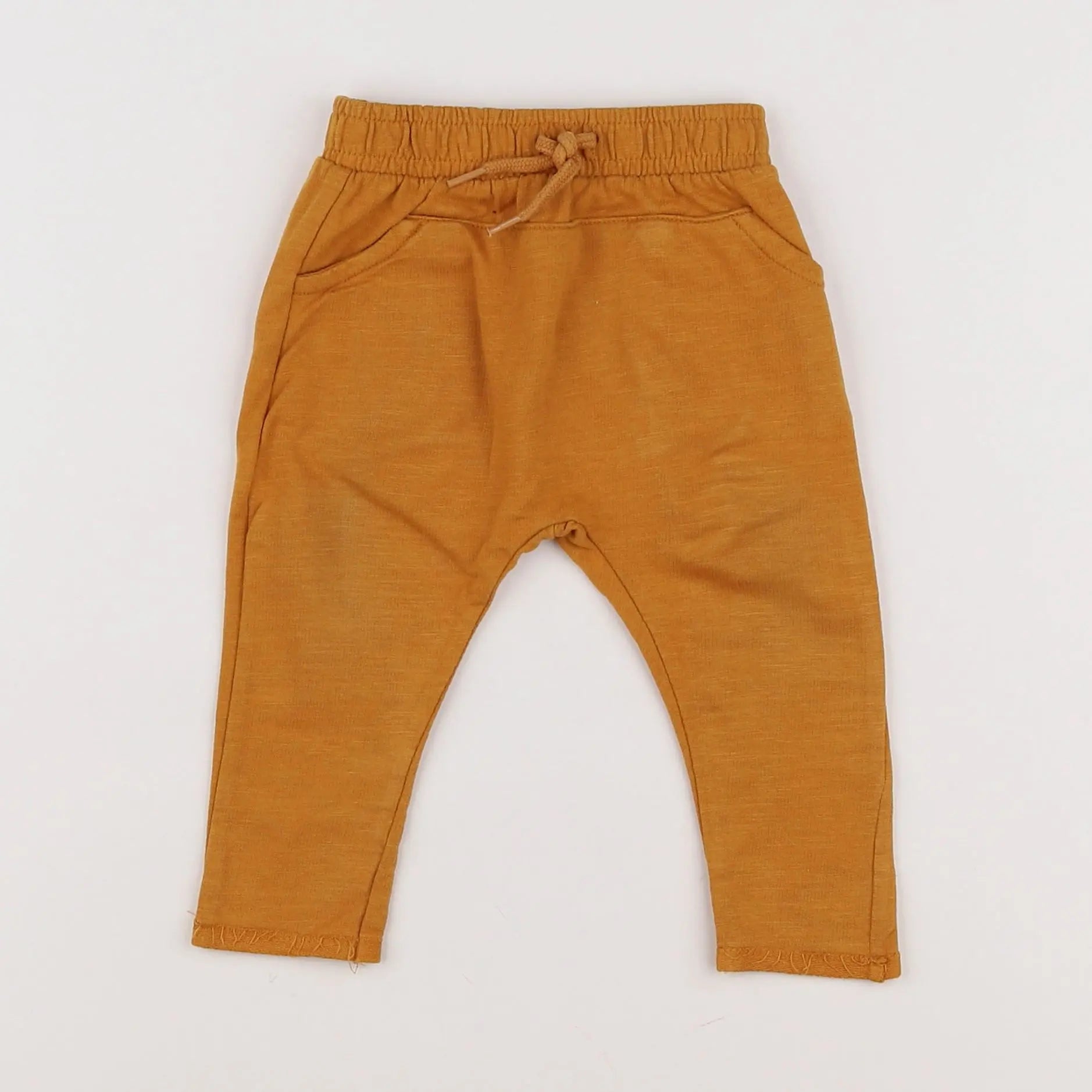 Vertbaudet - pantalon jaune - 6 mois