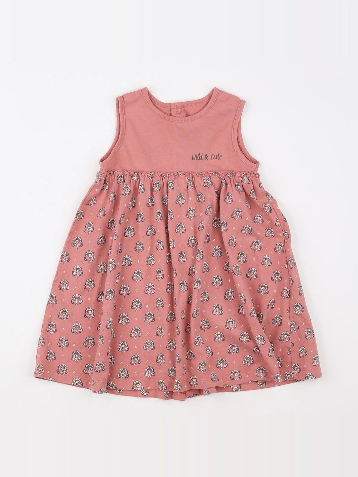 Vertbaudet - robe rose - 18 mois