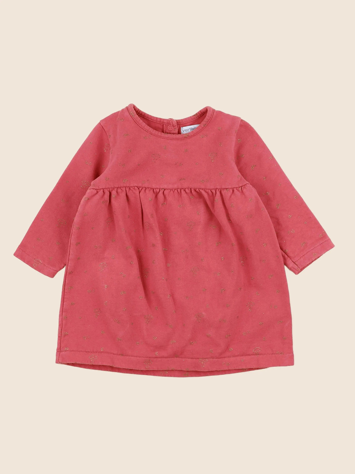 Vertbaudet - robe rose - 12 mois
