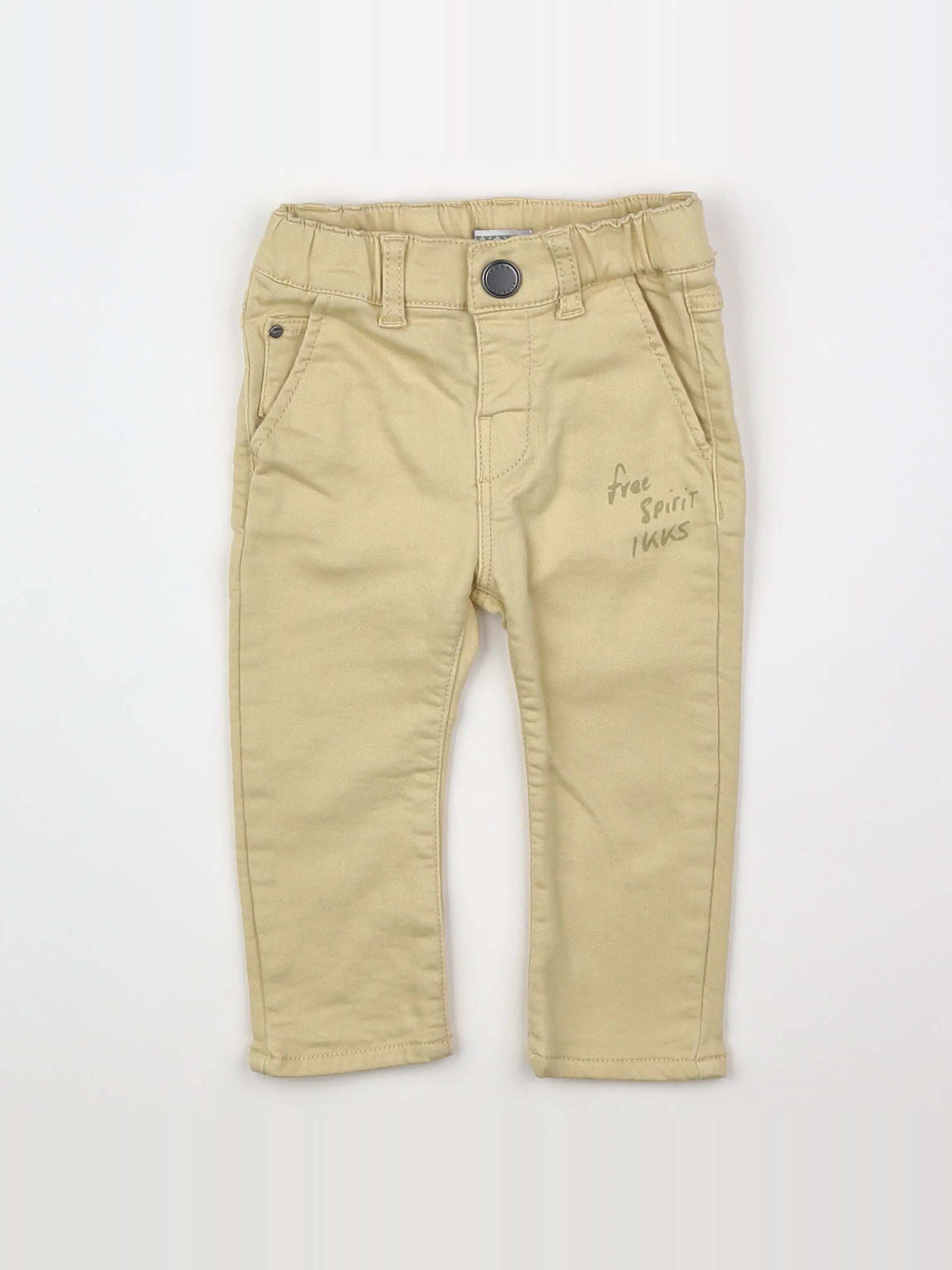 IKKS - pantalon jaune - 12 mois