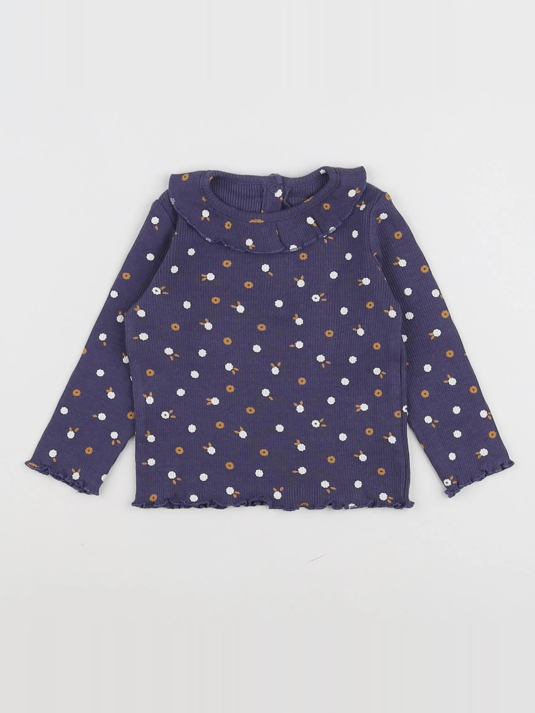 Boutchou - tee-shirt bleu - 6 mois