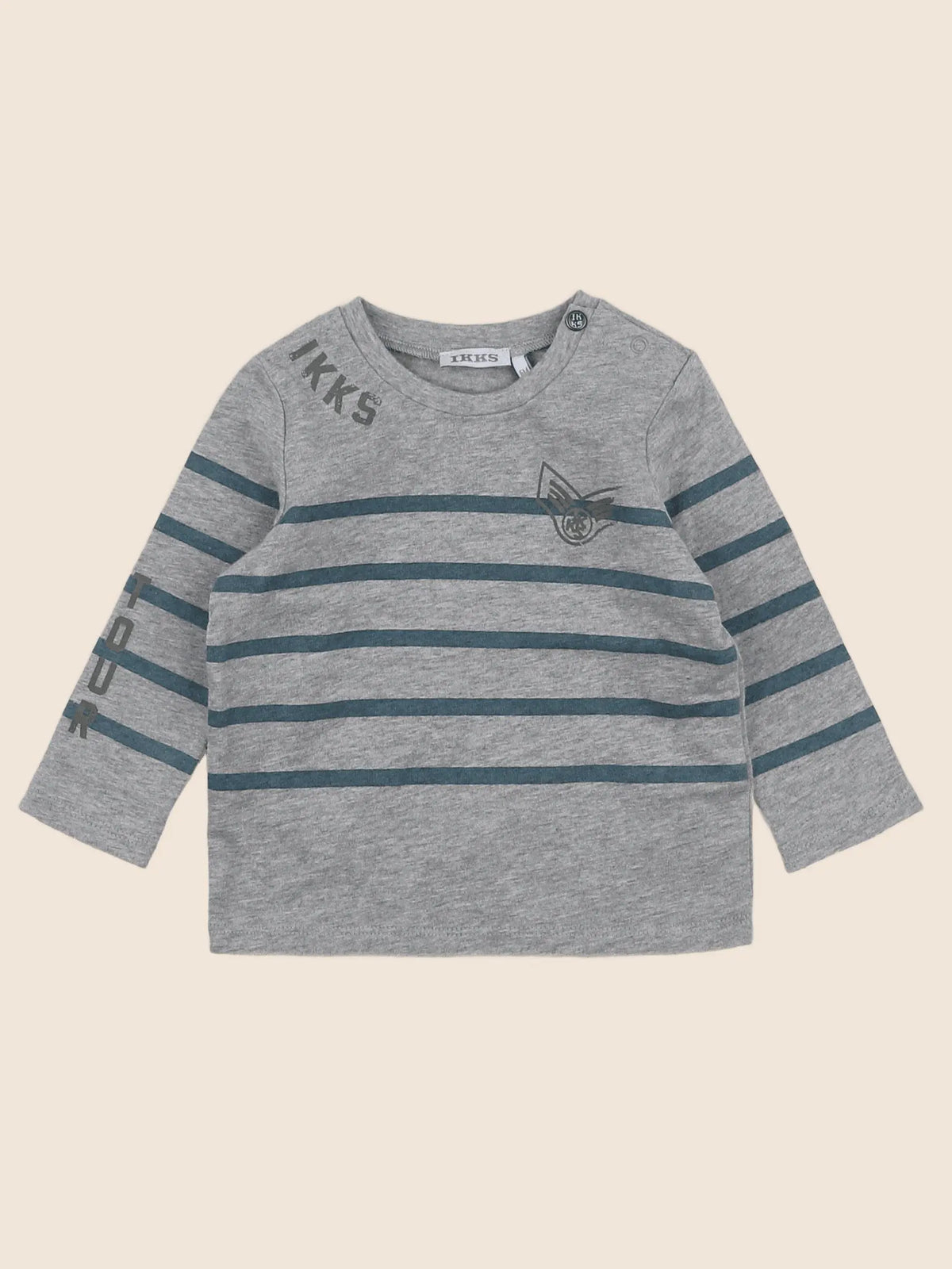 IKKS - tee-shirt gris - 6 mois