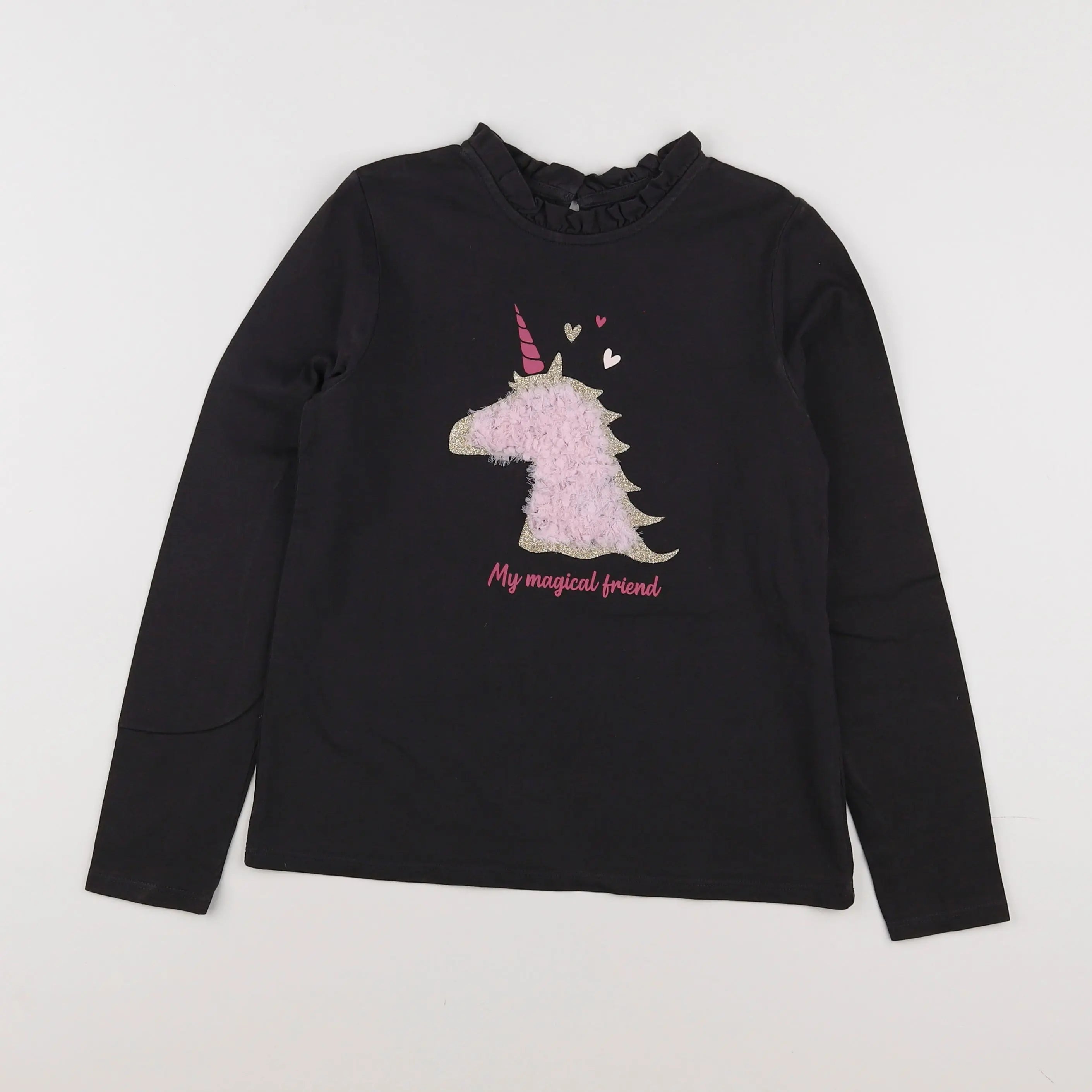 Vertbaudet - tee-shirt marron - 10 ans