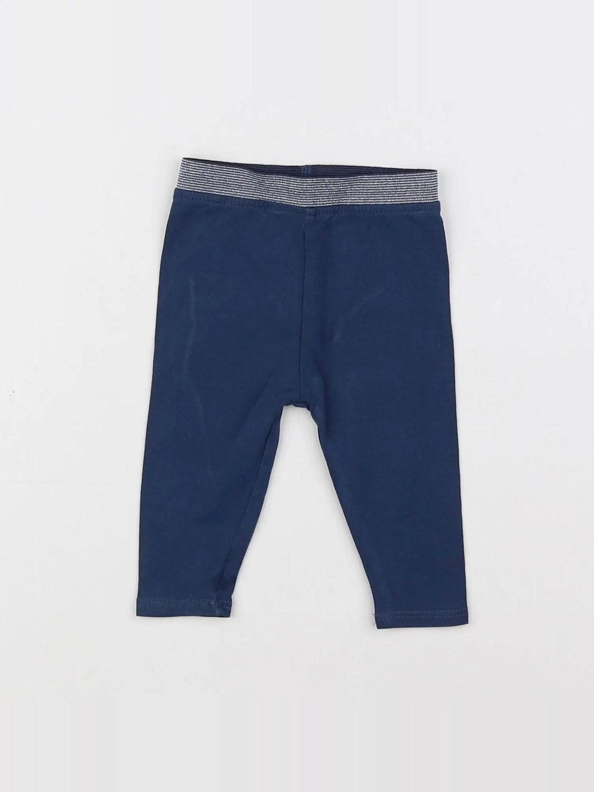 Vertbaudet - legging bleu - 3 mois