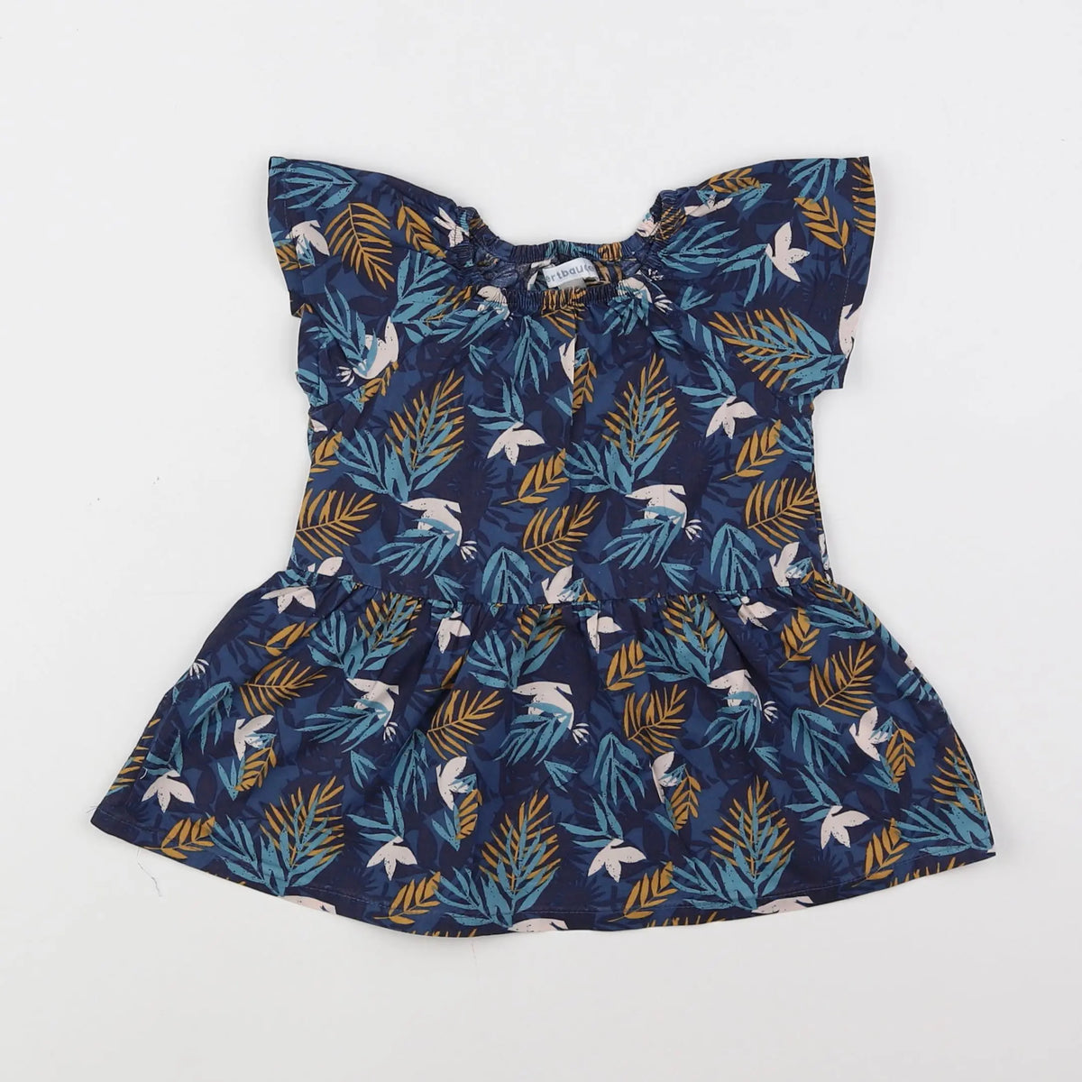 Vertbaudet - robe bleu - 6 mois
