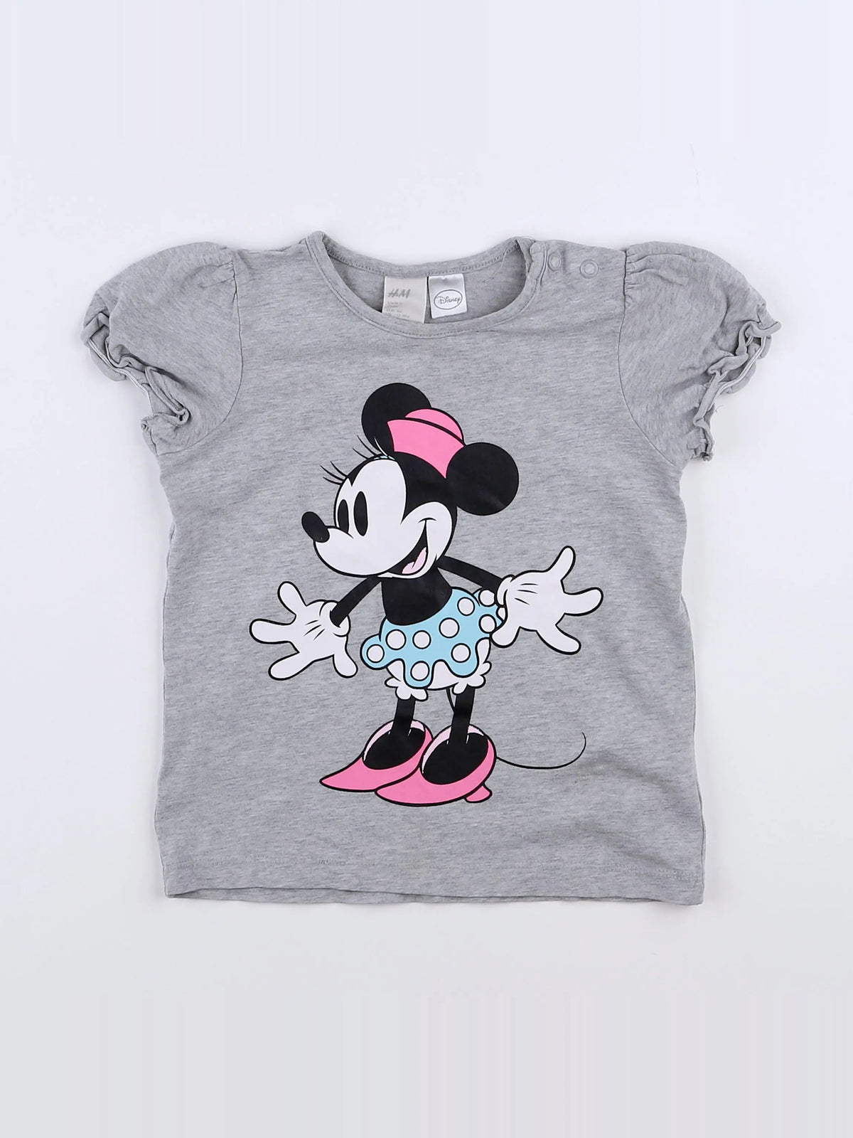 H&M - tee-shirt gris - 12/18 mois