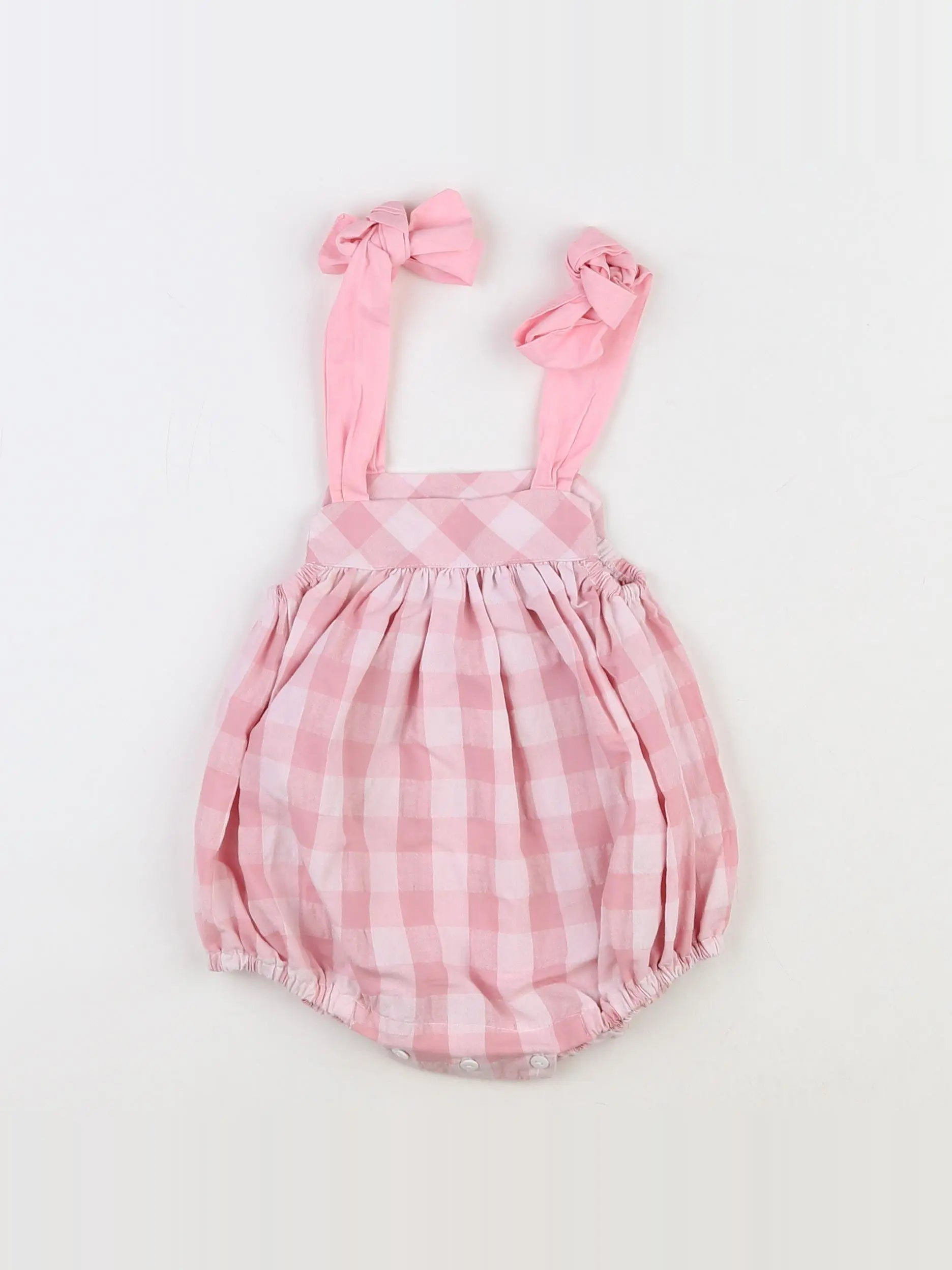 Lola Palacios - combinaison blanc, rose - 3 mois