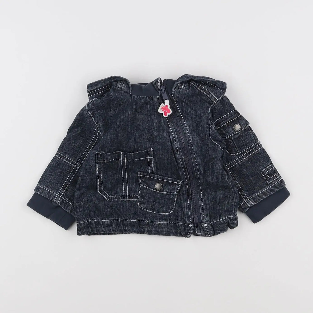 Vertbaudet - veste bleu - 3 mois