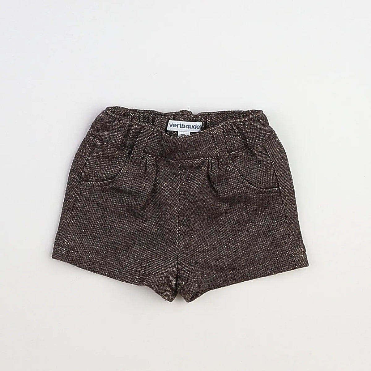 Vertbaudet - short marron - 3 mois