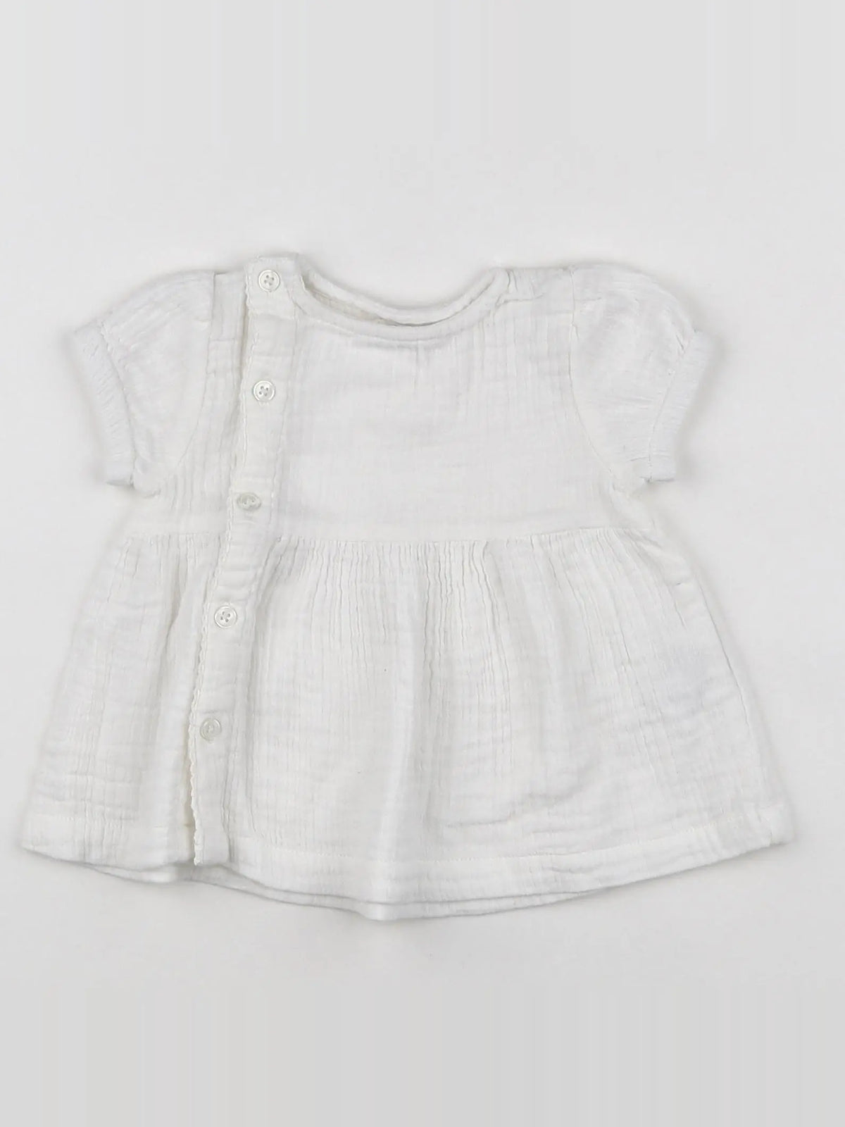 Boutchou - robe blanc - 6 mois