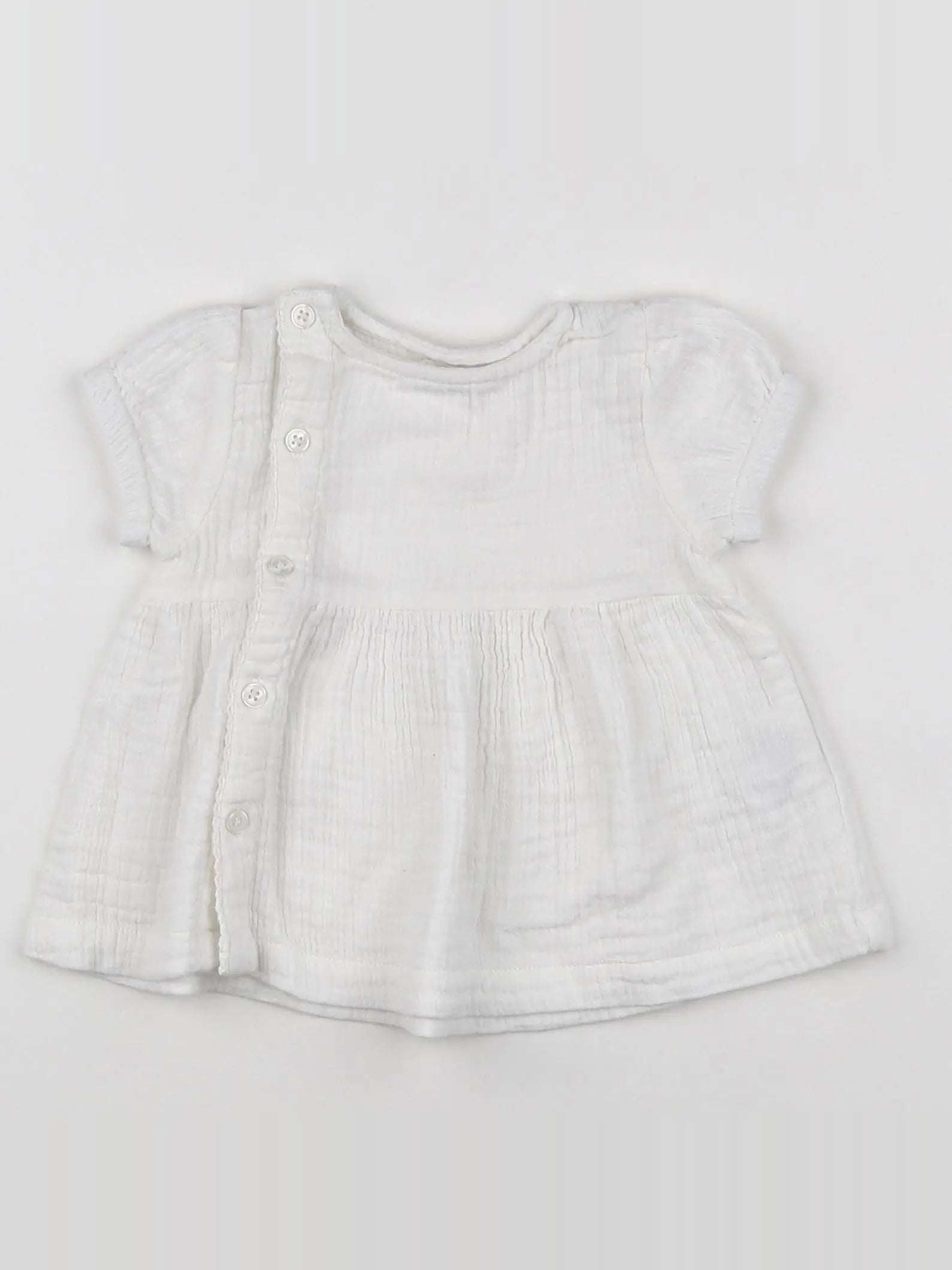 Boutchou - robe blanc - 6 mois